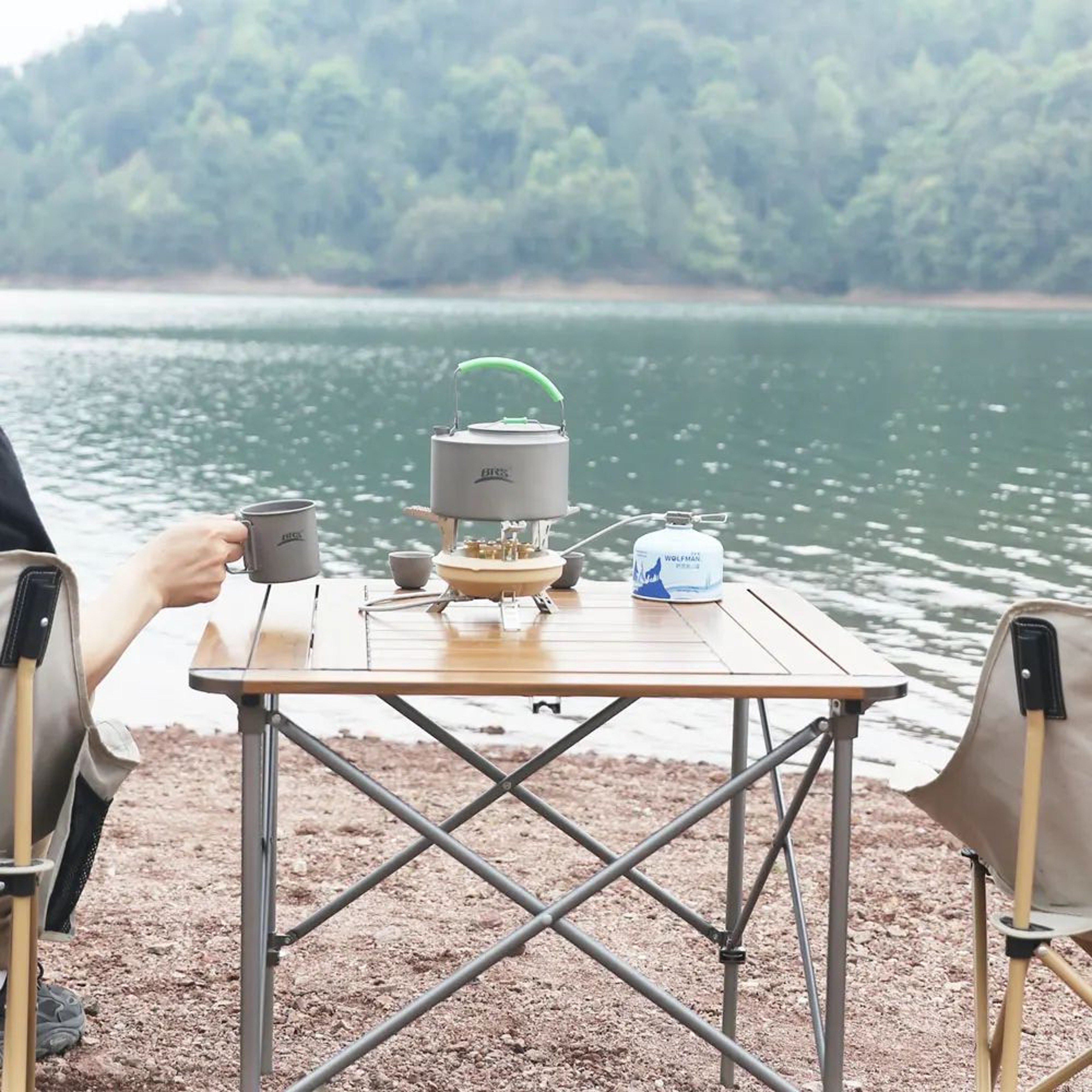 Portable Camping Gas Stove With Piezo Ignition High Pressured Propane Butane Burner For Outdoor Eme 1