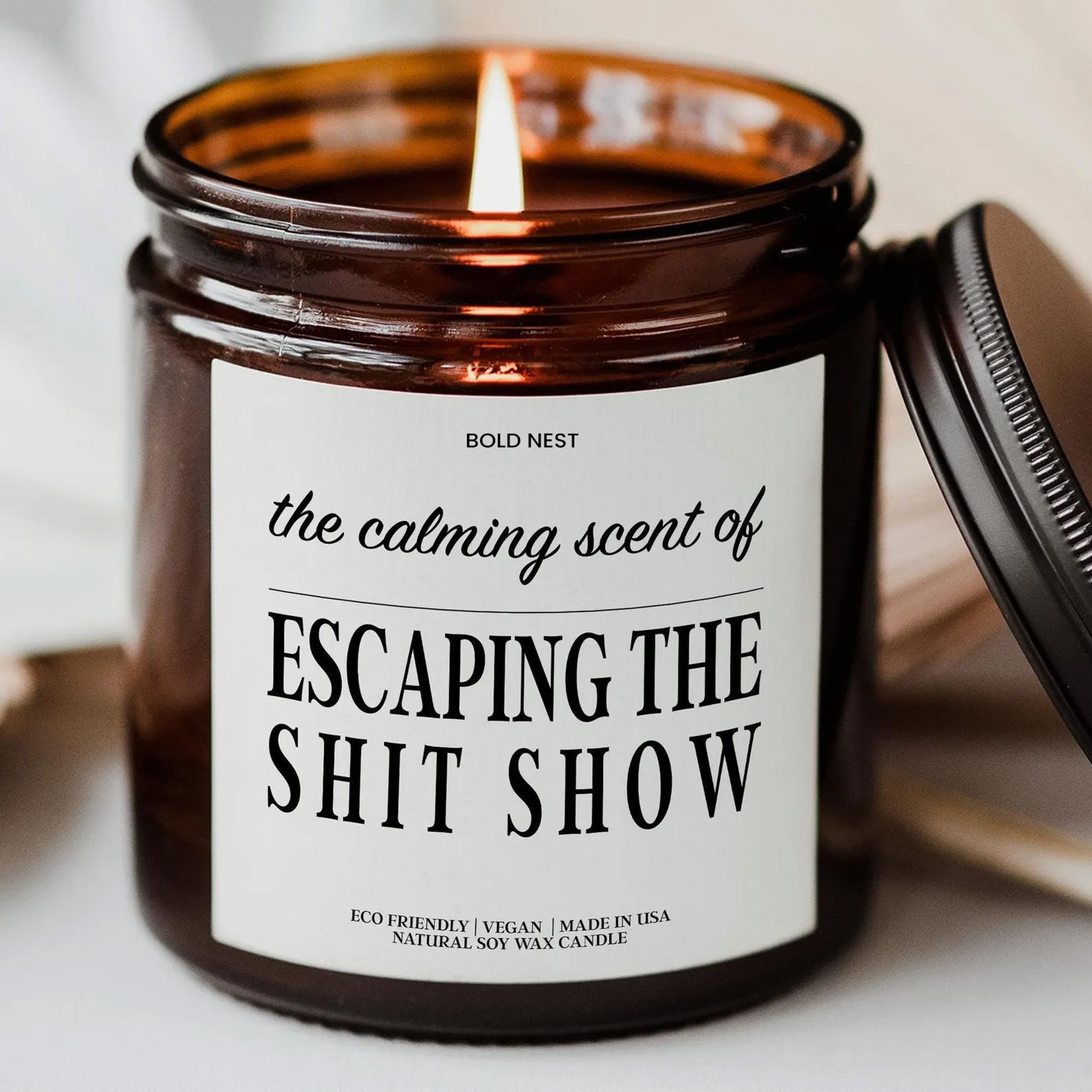 Funny Coworker Farewell Candle Gift Leaving Job Goodbye Sarcastic Office Humor Candle For Work Best