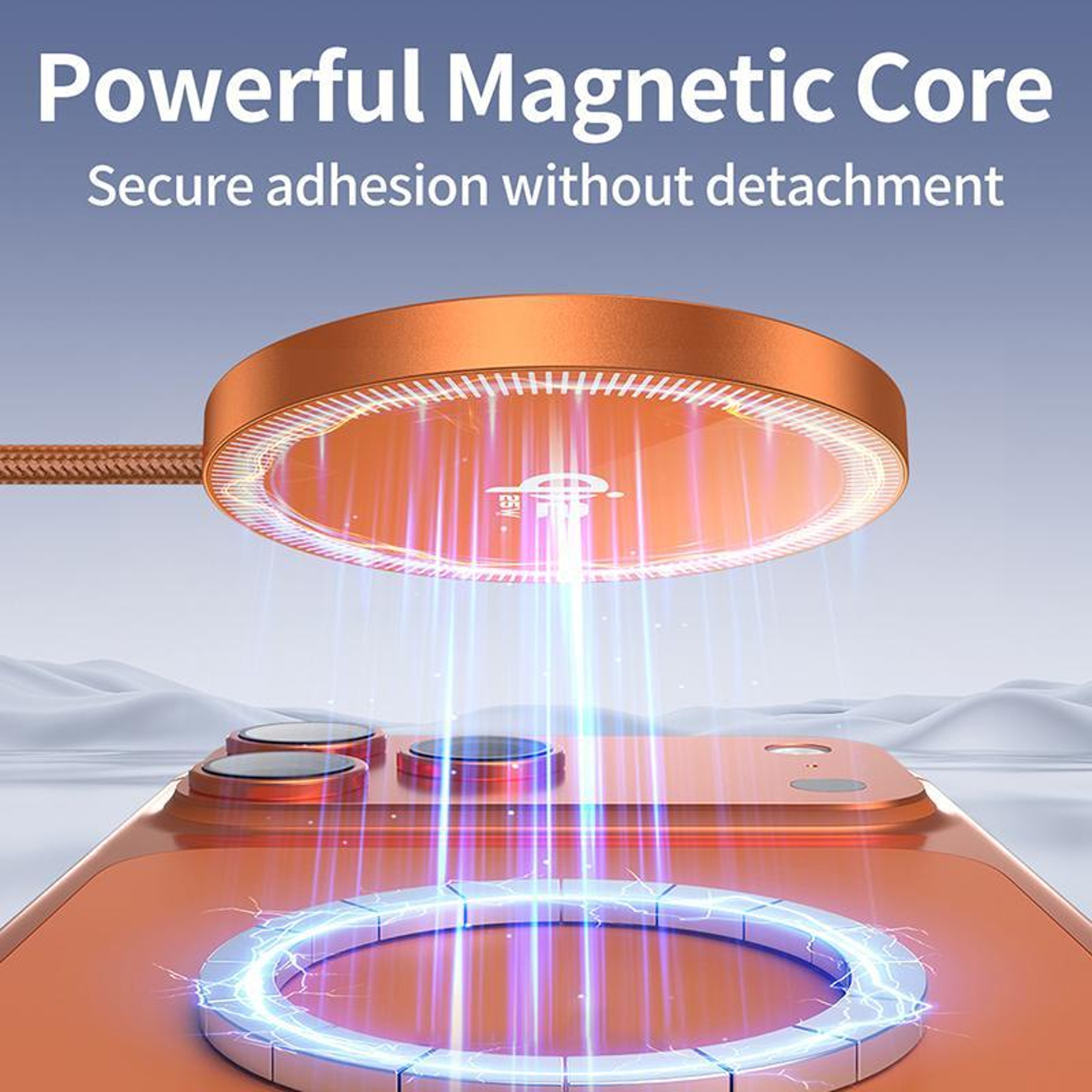 Qi2 25W USB-C Magnetic Wireless Charger – Portable Fast Charging Pad – view 4