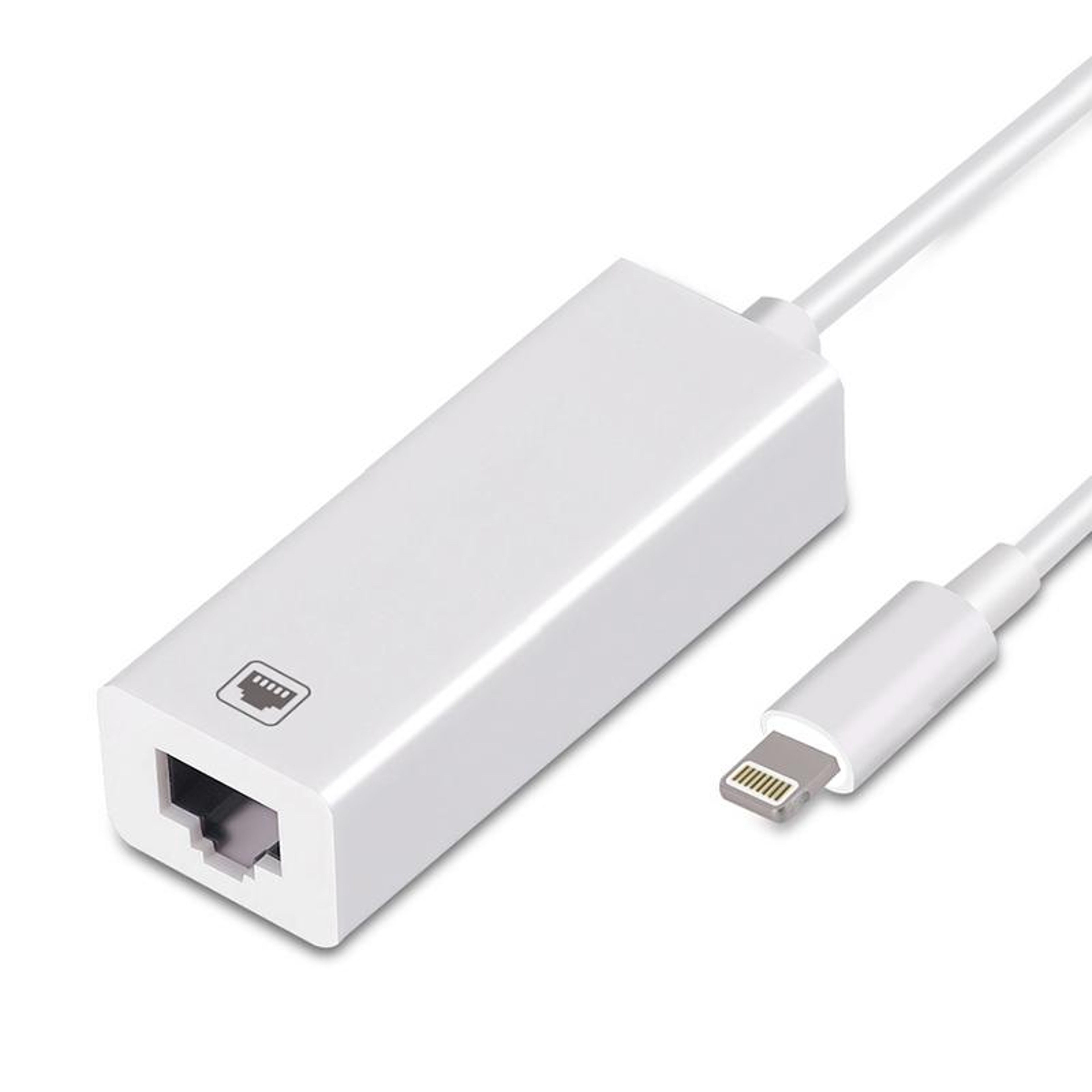 Lightning Ethernet Adapter iPhone iPad Wired Internet Network Adapter LAN Access – view 1
