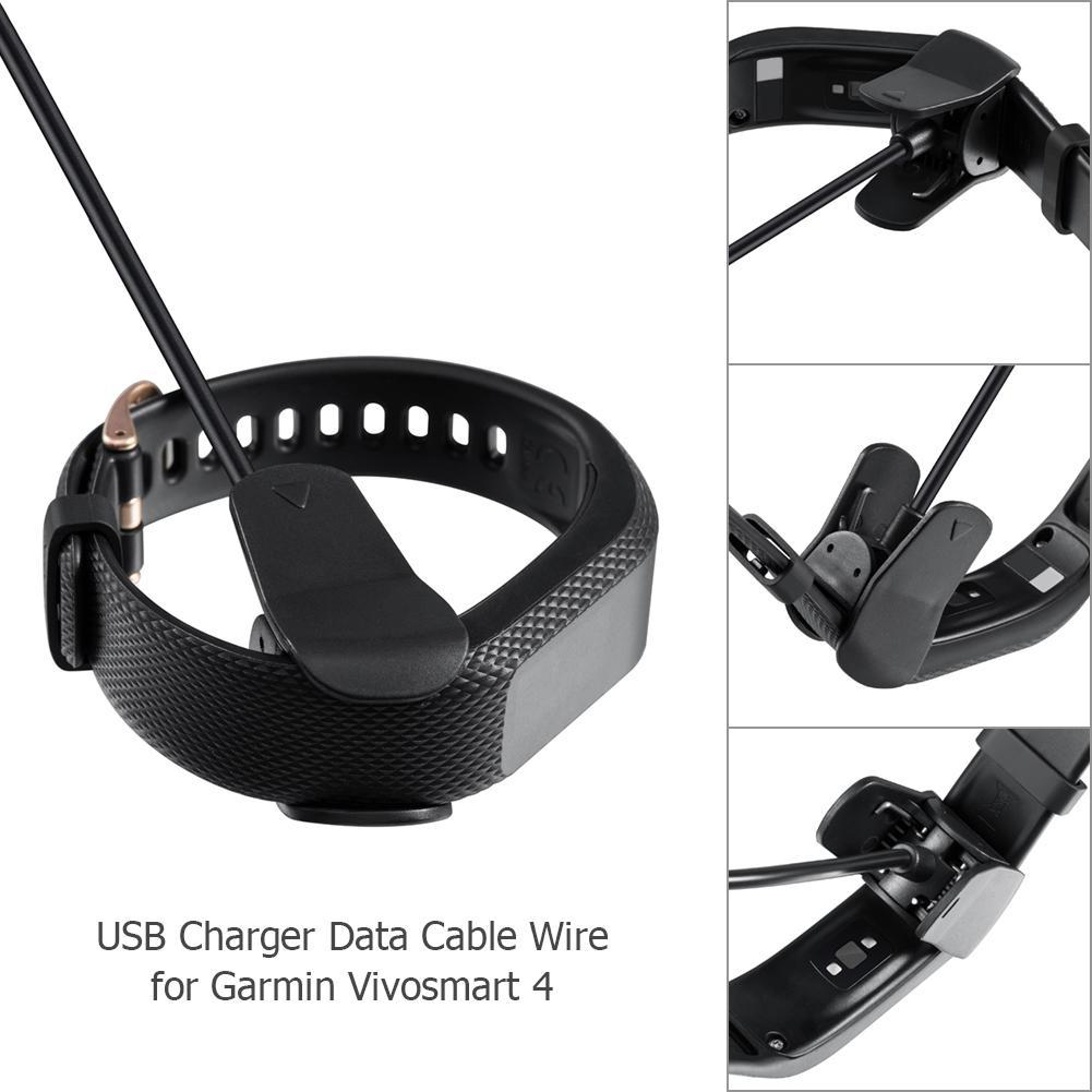Garmin Vivosmart 4 Charger Cable 1m Fast Sync Replacement with Safe Charging Protection – view 4