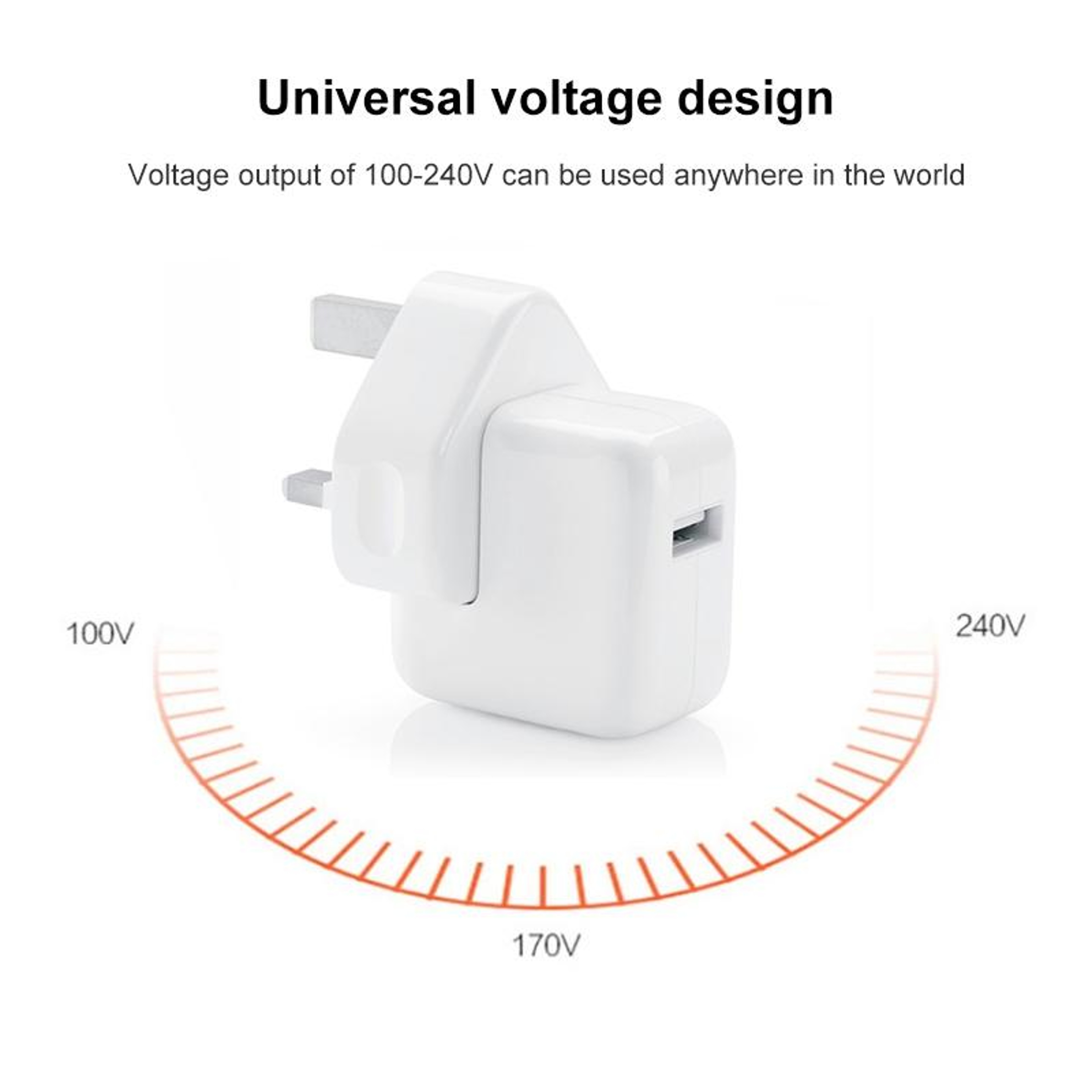12W USB Charger with Lightning Cable  Fast Charging for iPhone iPad iPod – view 6