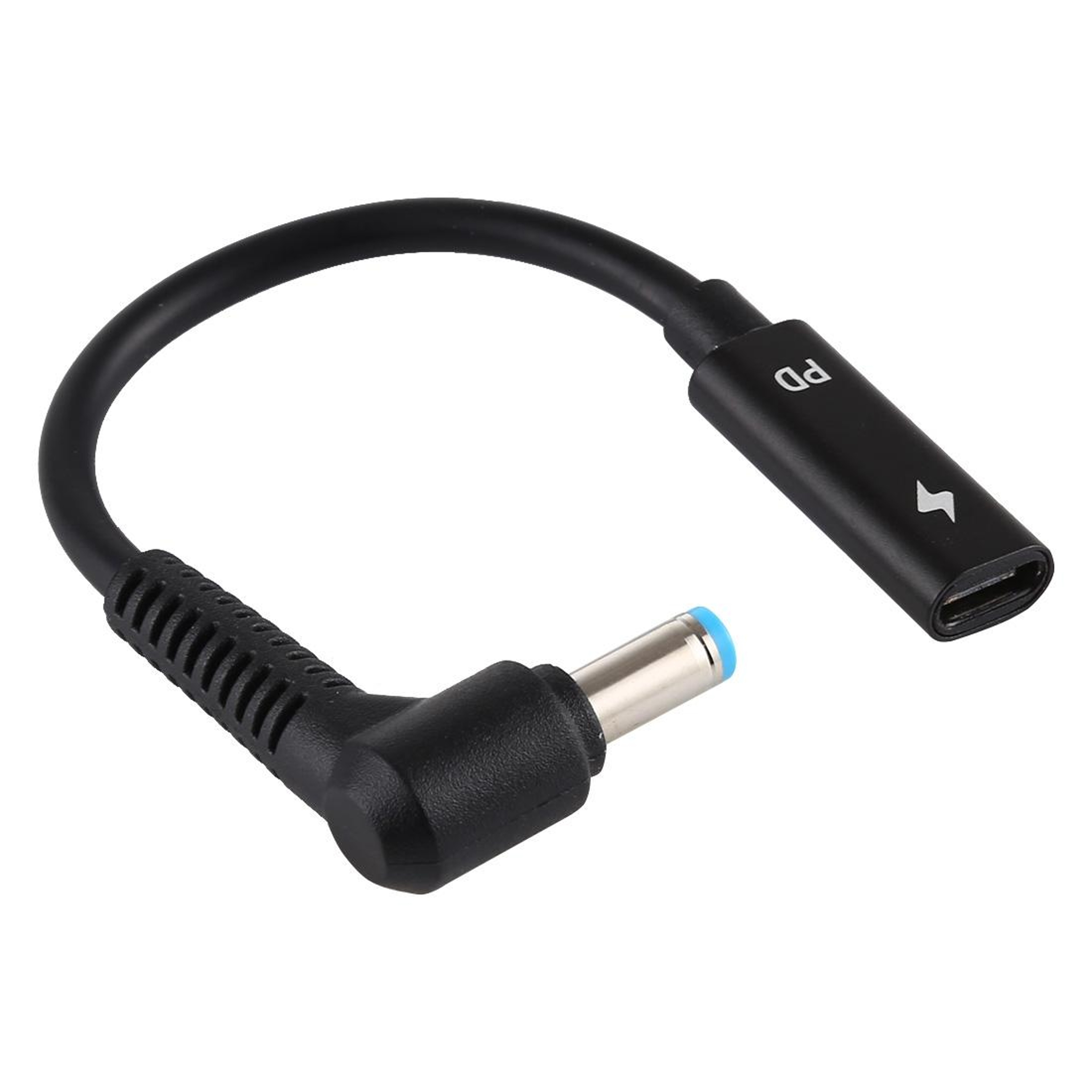 DC 5.5x1.7mm to USB-C Female Power Adapter Cable Compact Barrel Jack Charging Converter – view 3