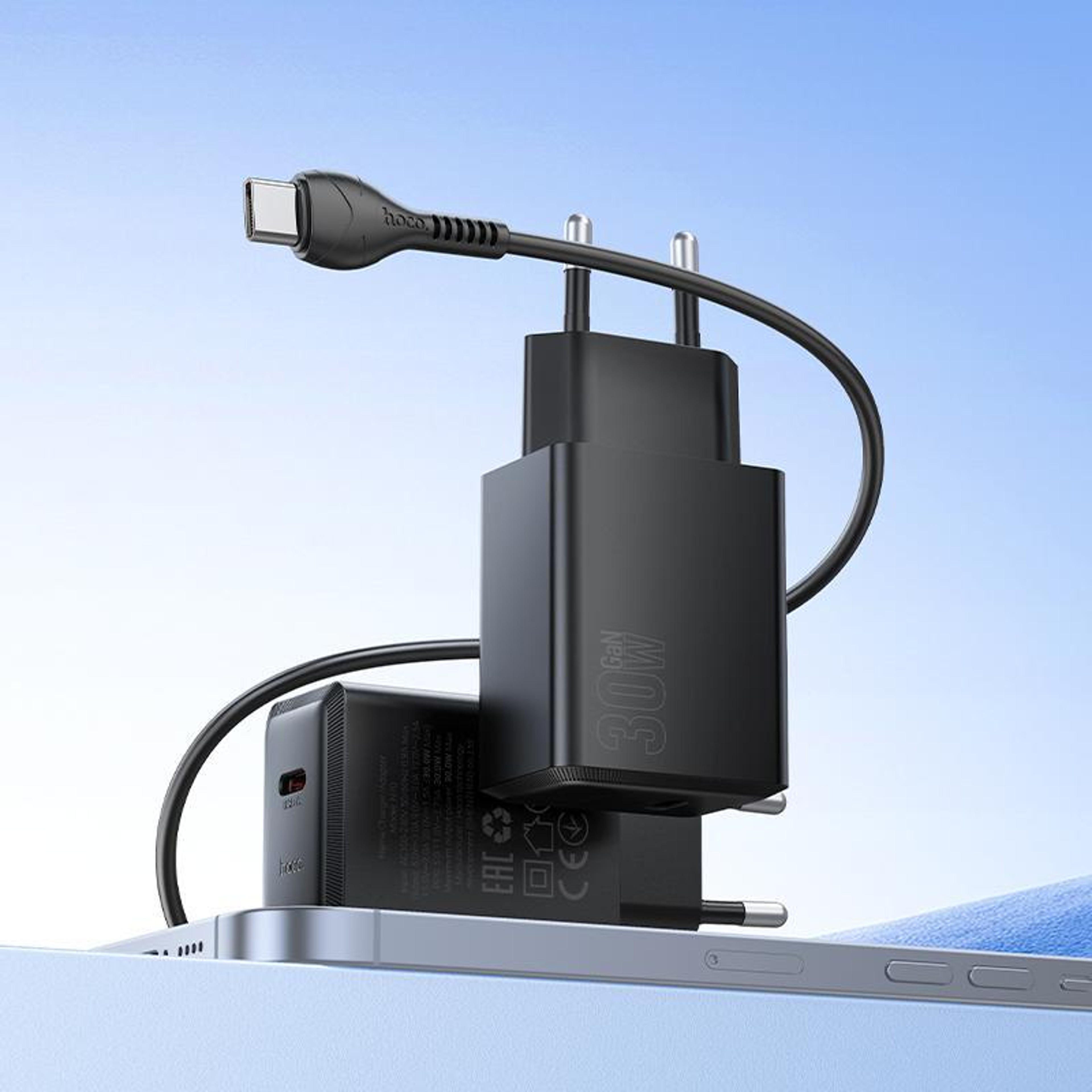 N70 30W USB-C Fast Charger with Cable PD Wall Adapter Kit – view 7