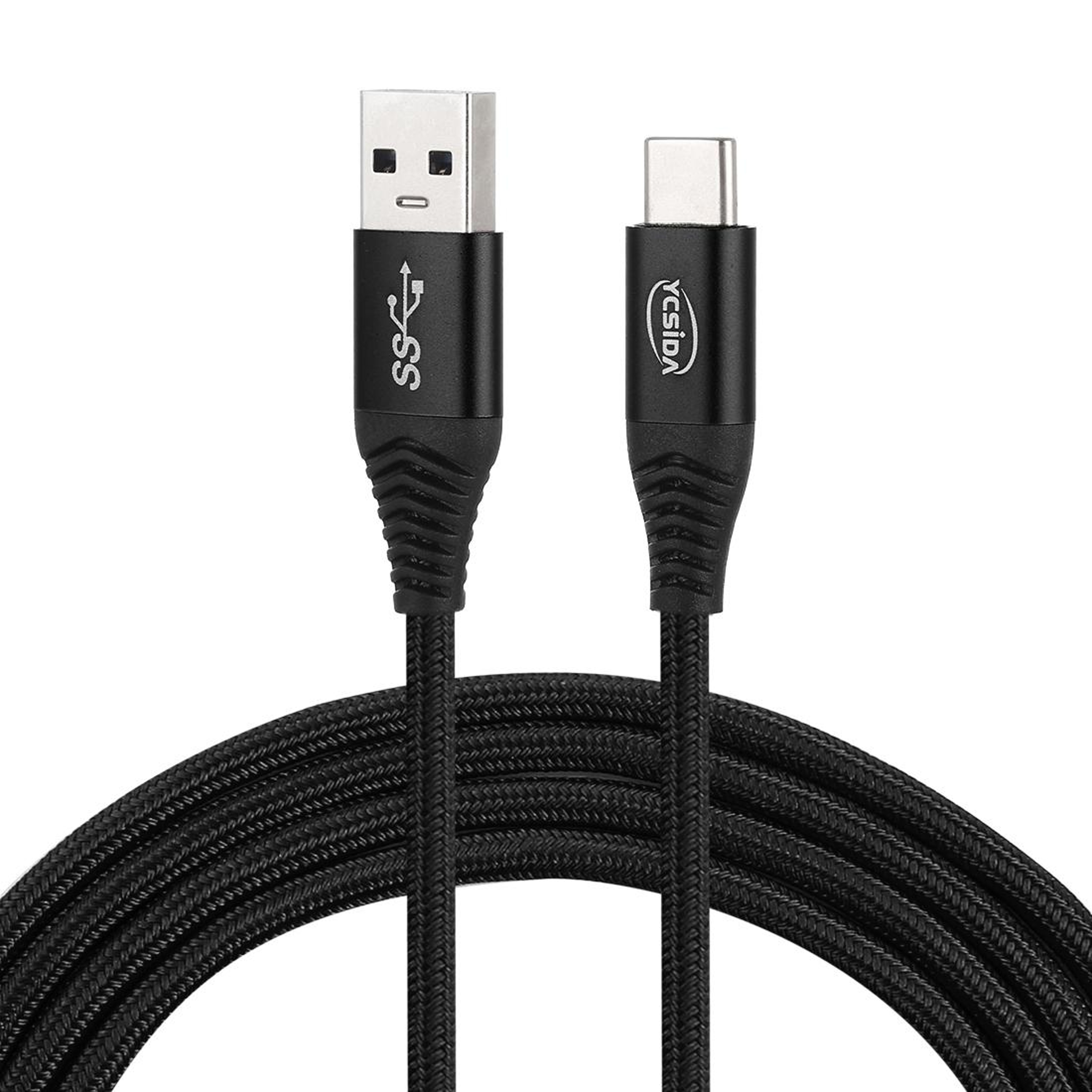 1.2m Nylon Braided USB-C Fast Charging Data Sync Cable 110 Copper Wires – view 3