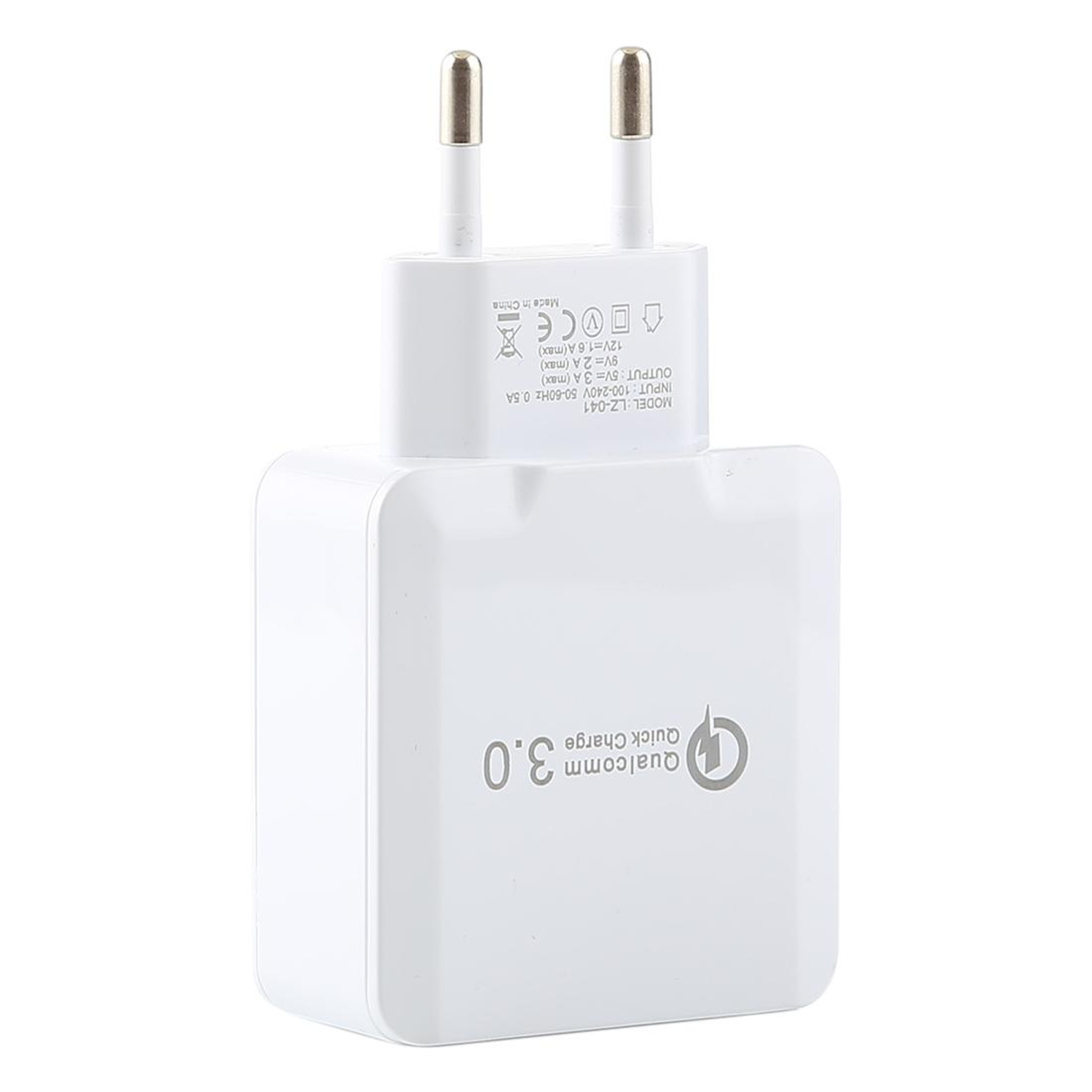 LZ-041 Portable Smart Quick Charge 3.0  Fast Wall Charger White – view 4