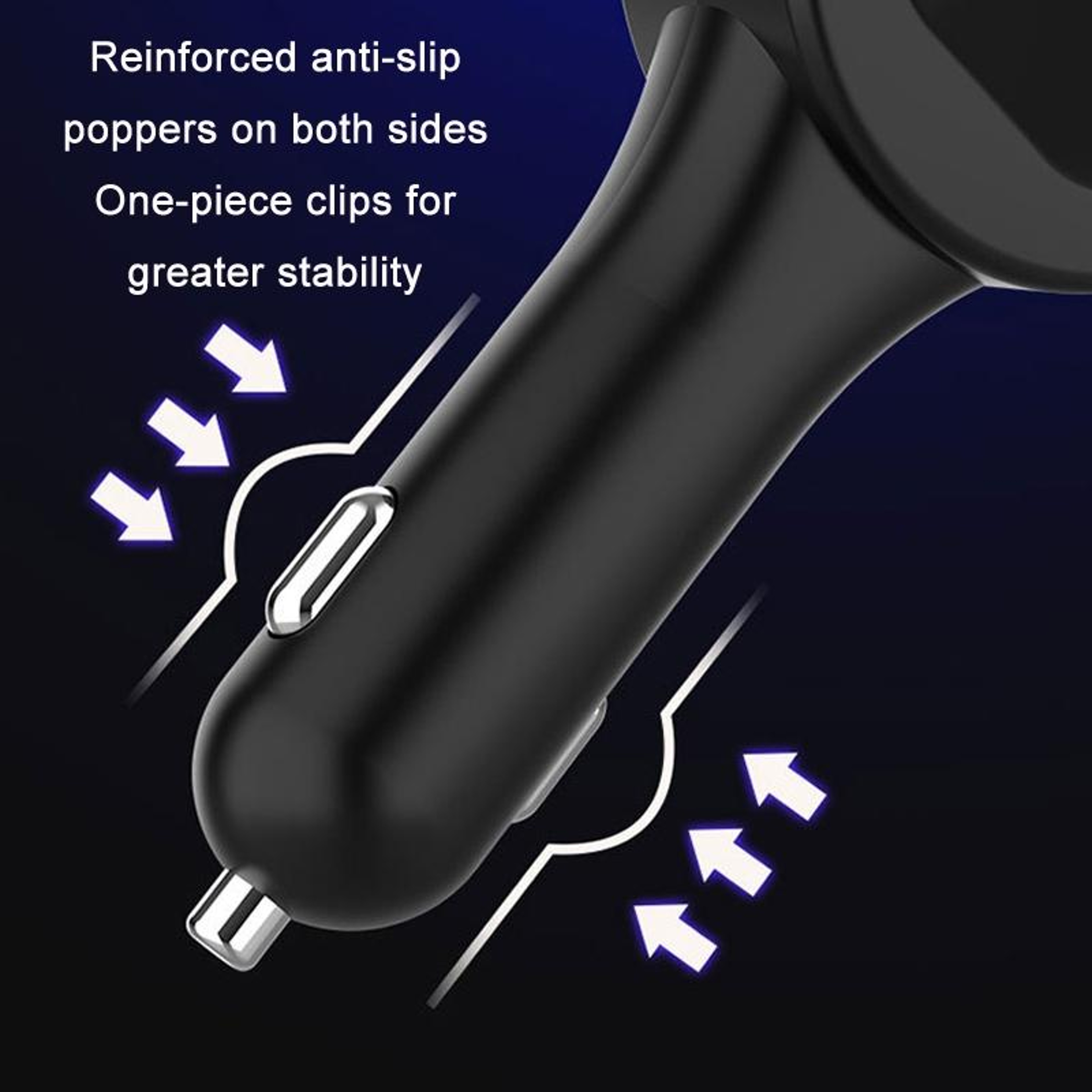3-in-1 Retractable Fast Car Charger QC3.0 Dual USB Multi Device Charging Adapter – view 4
