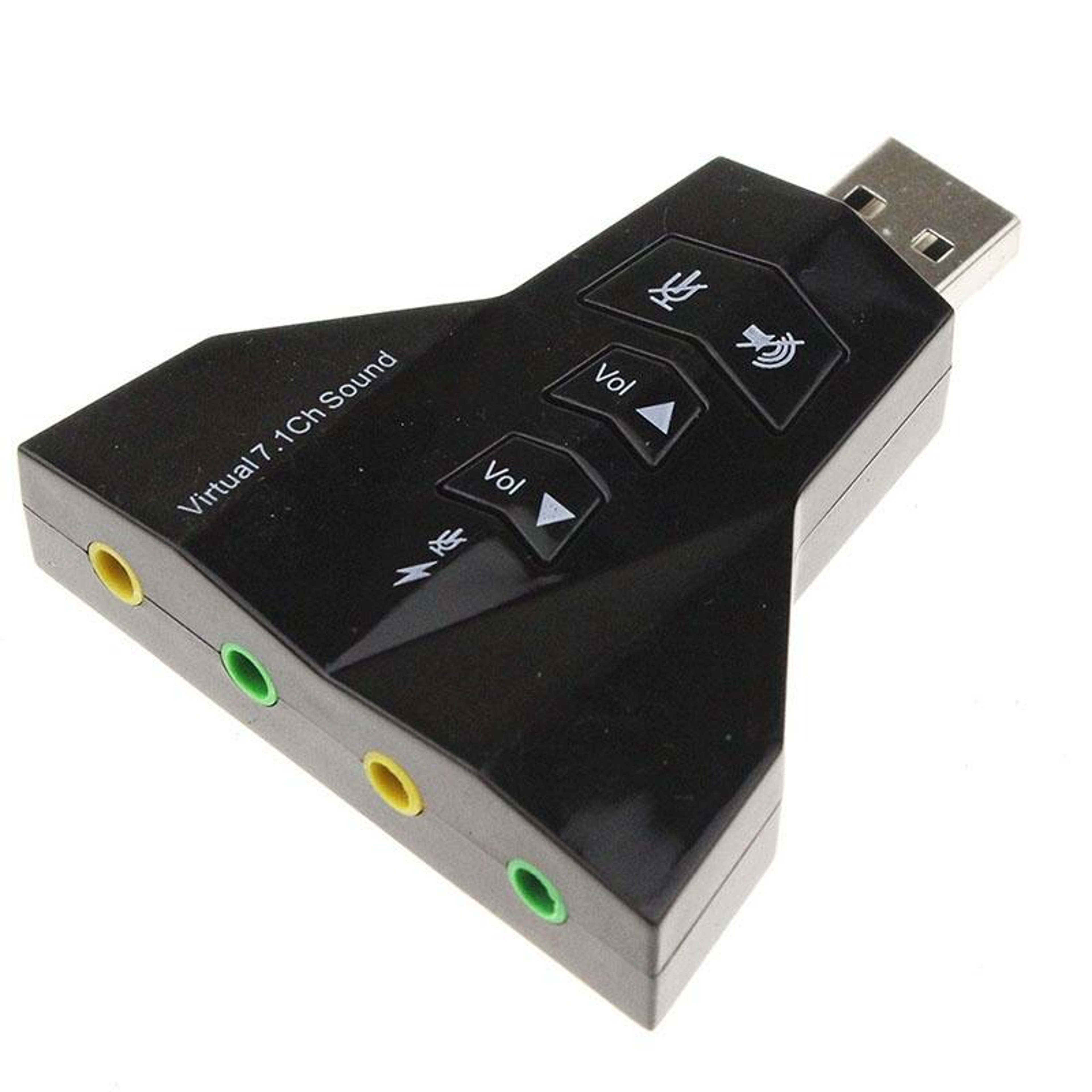 USB Sound Adapter External Sound Card with Dual Mic and Headset Support – view 2
