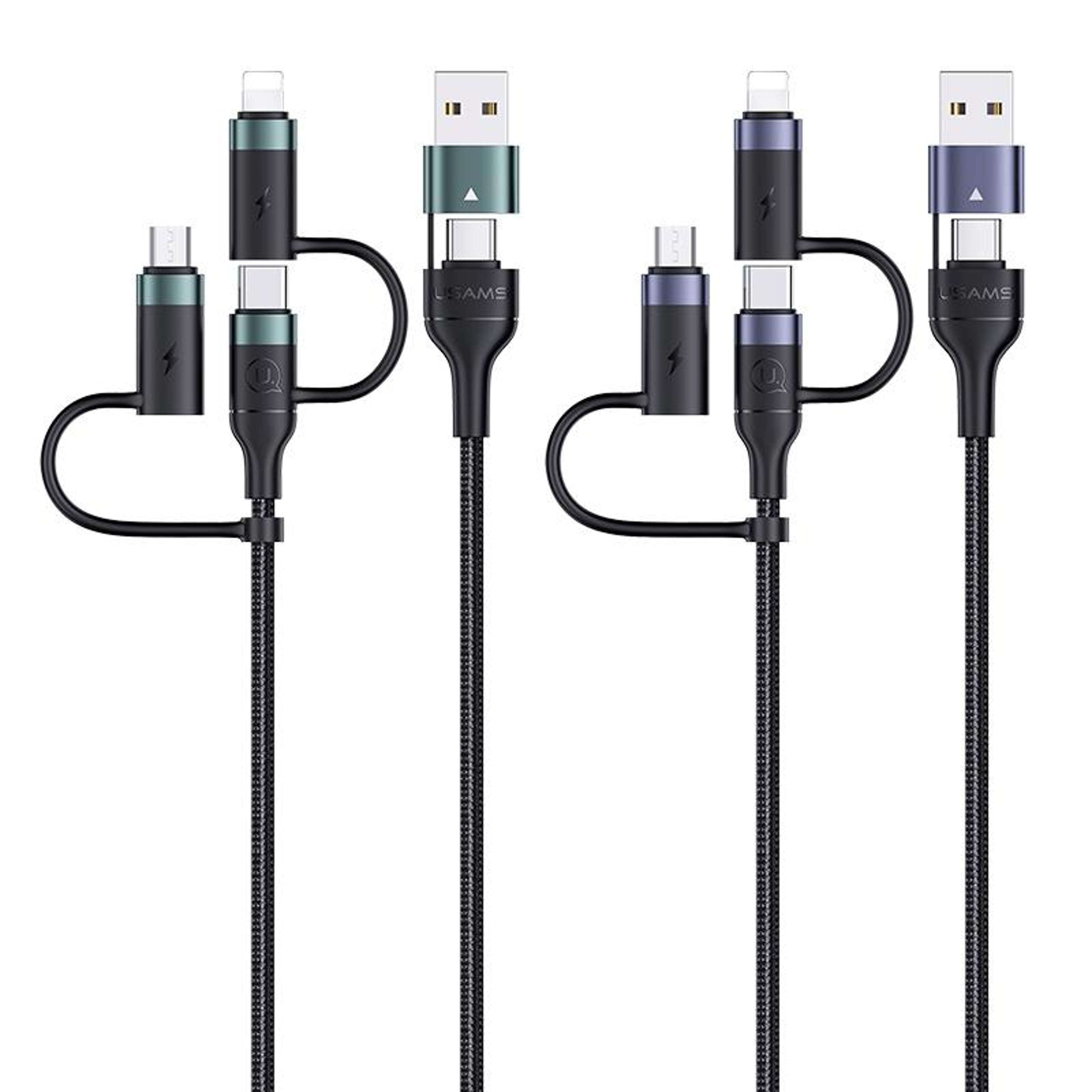 USAMS Multi Connector PD Fast Charging Cable – view 2