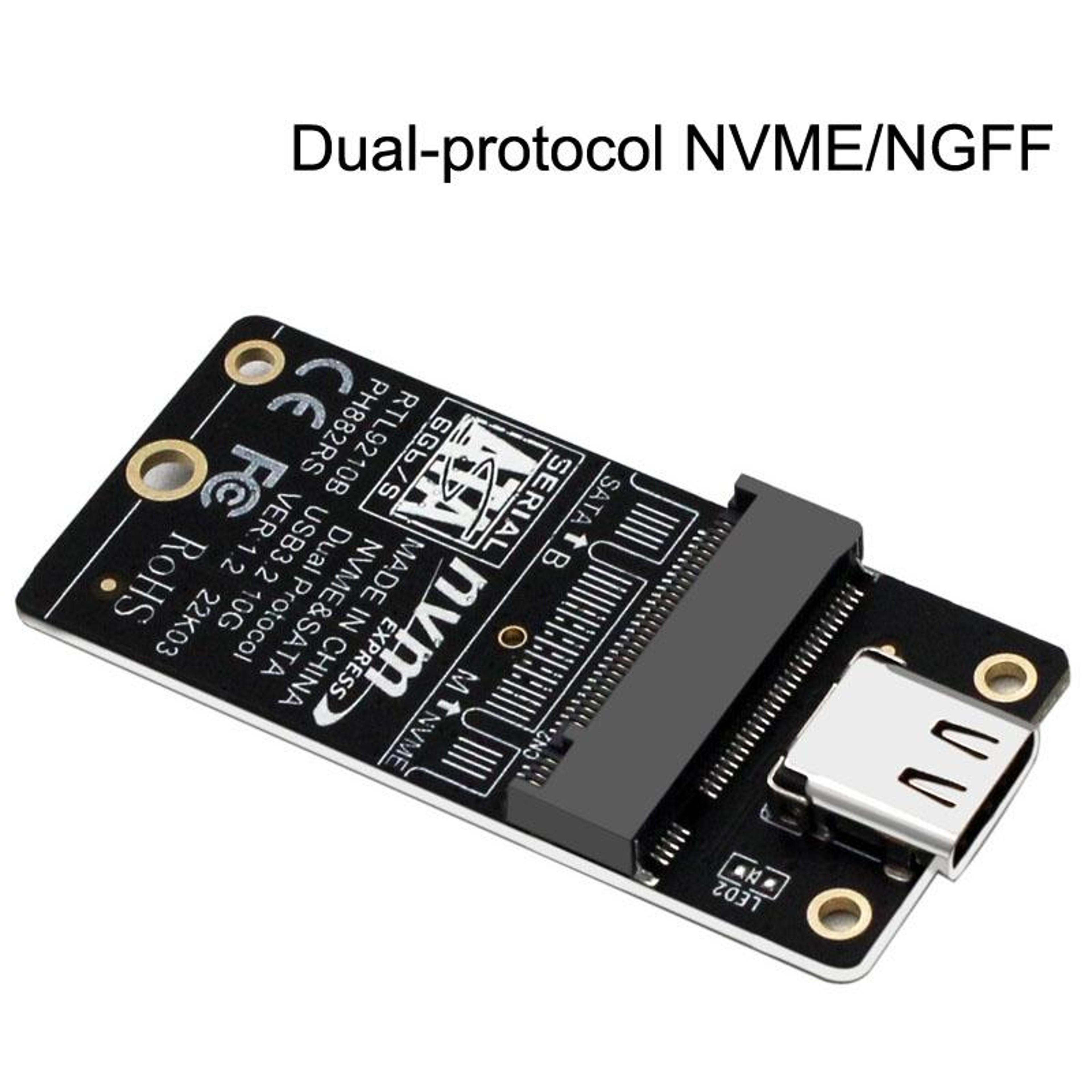 RTL9210B 10Gbps M.2 NVMe SSD Enclosure Adapter USB-C External Drive Converter – view 6