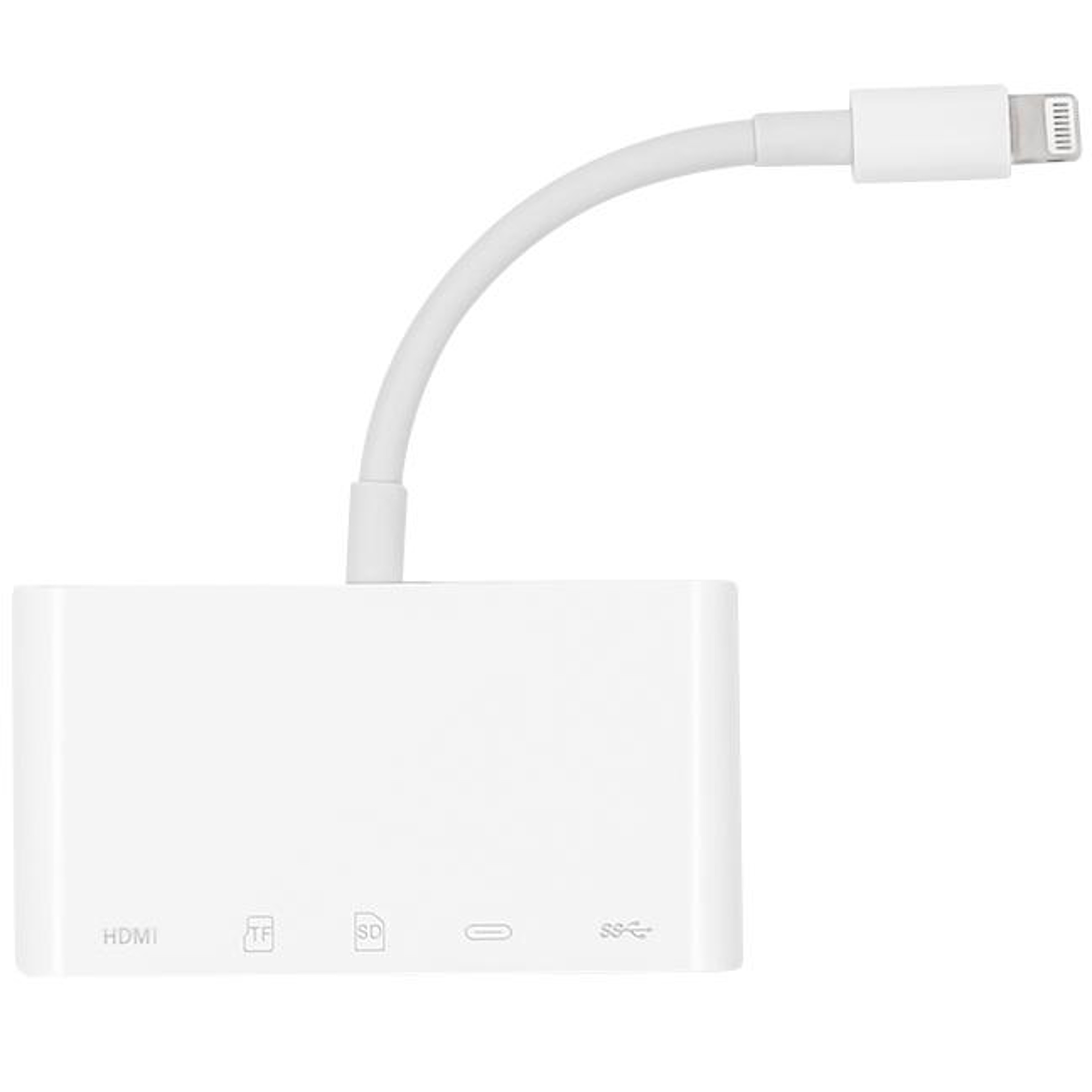 5in1 SD Card Reader For IPhone  USBC Devices Lightning SD Card Adapter With USB  TF Support 4