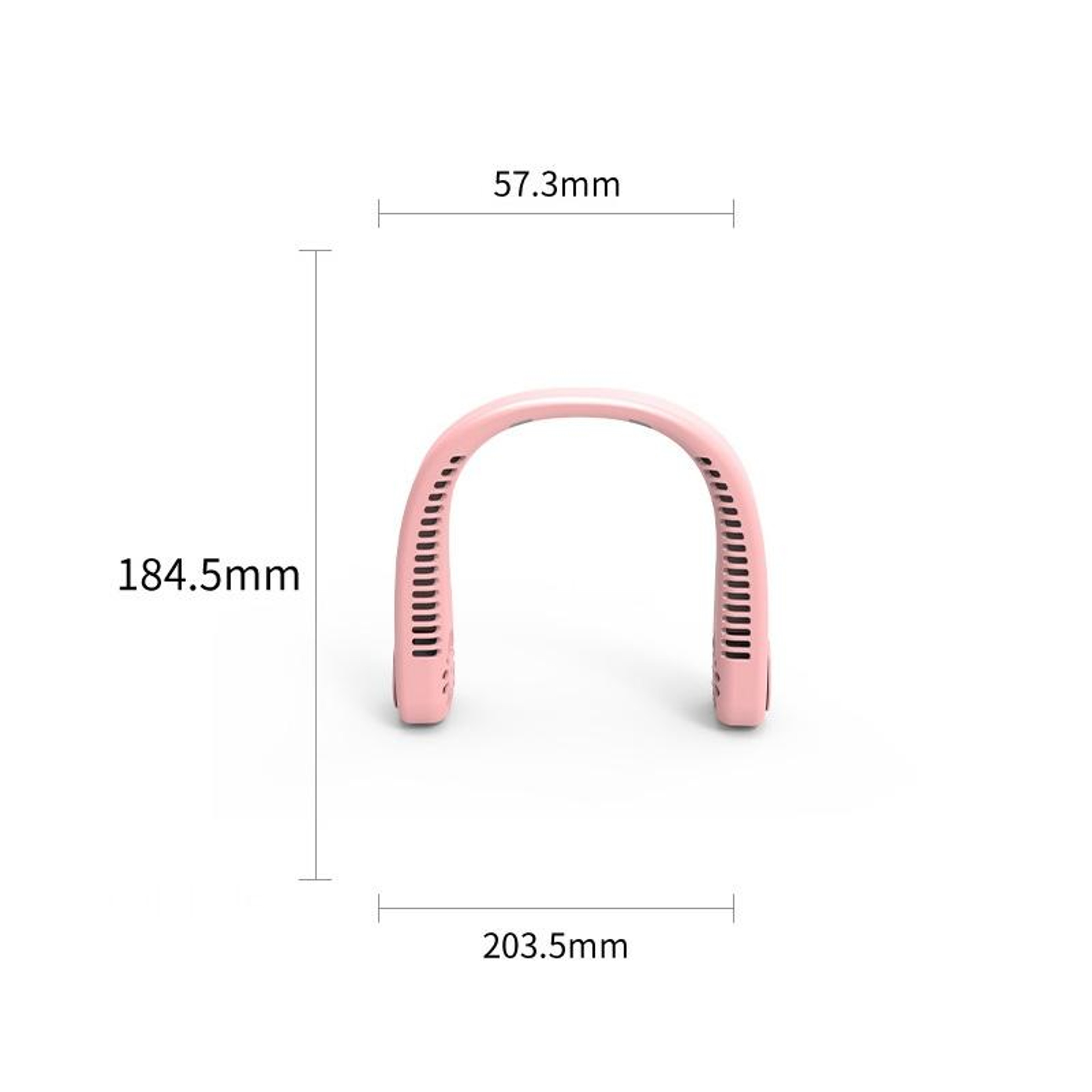 F2 USB Rechargeable Neck Fan  Portable Hands-Free Personal Cooling Fan for Outdoor Travel – view 4