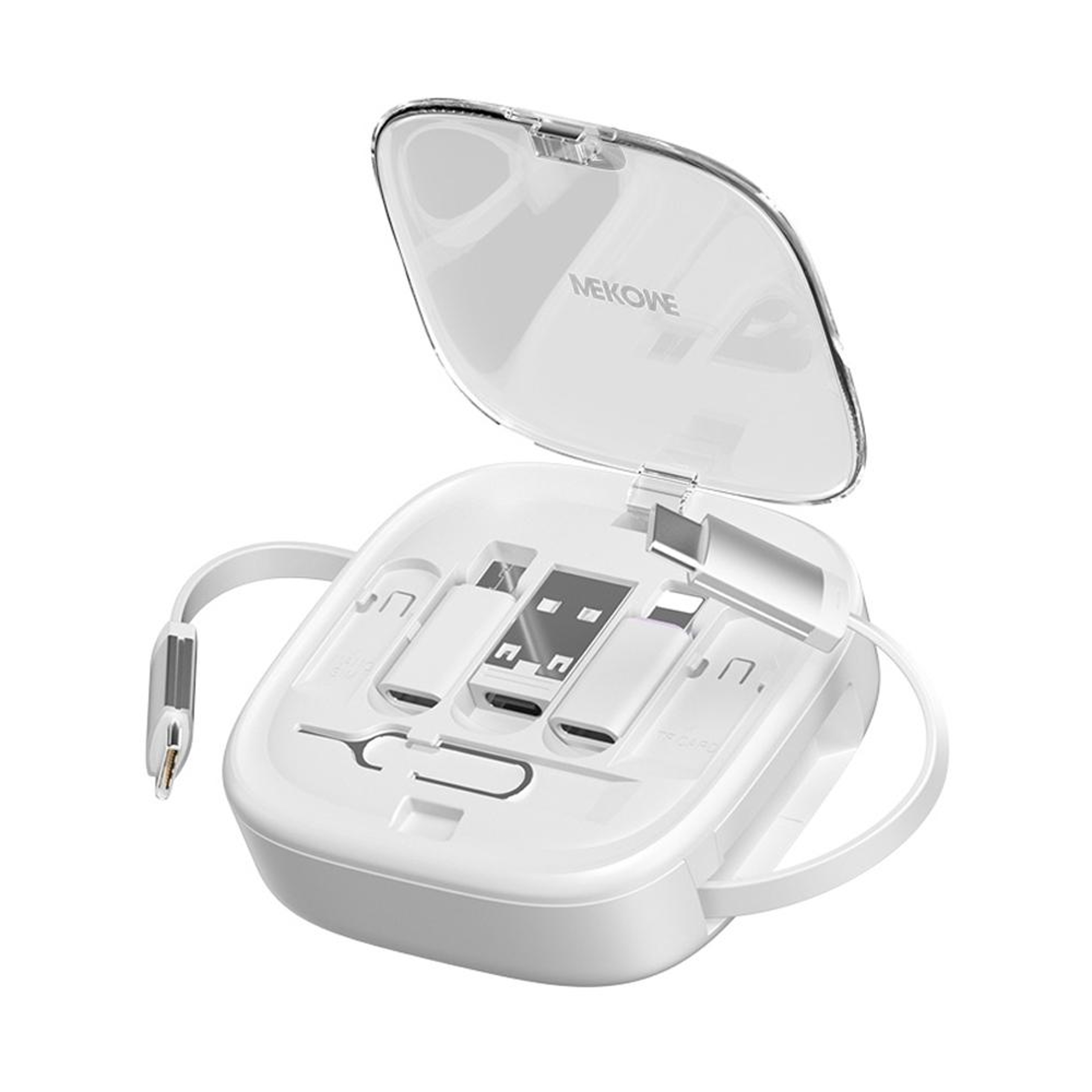WK Pioneer 65W Multi Charging Cable Kit with Retractable USB-C Fast Charging & Phone Stand – view 6