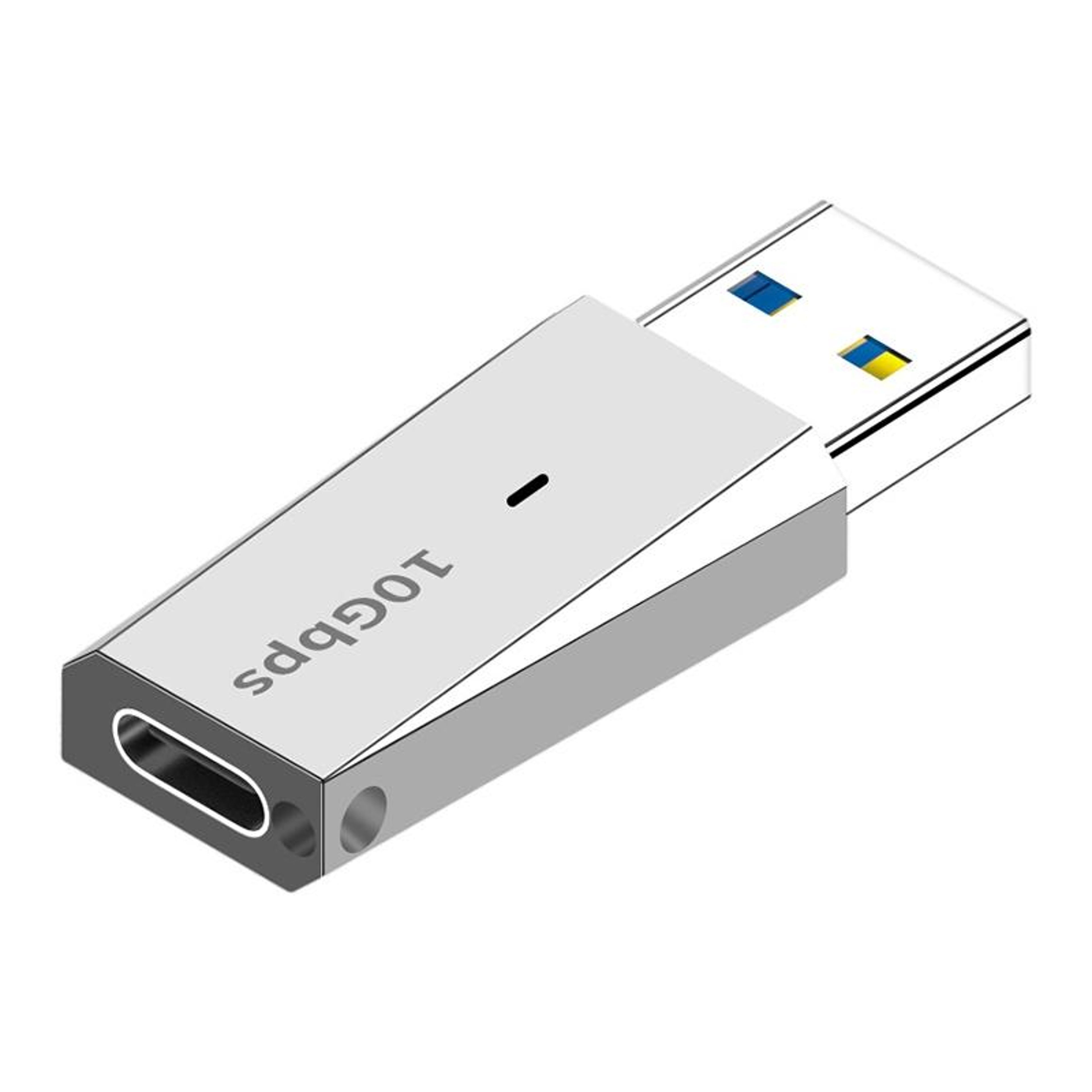 Compact USB  to USBC Female Adapter Fast Data & Charging – view 5