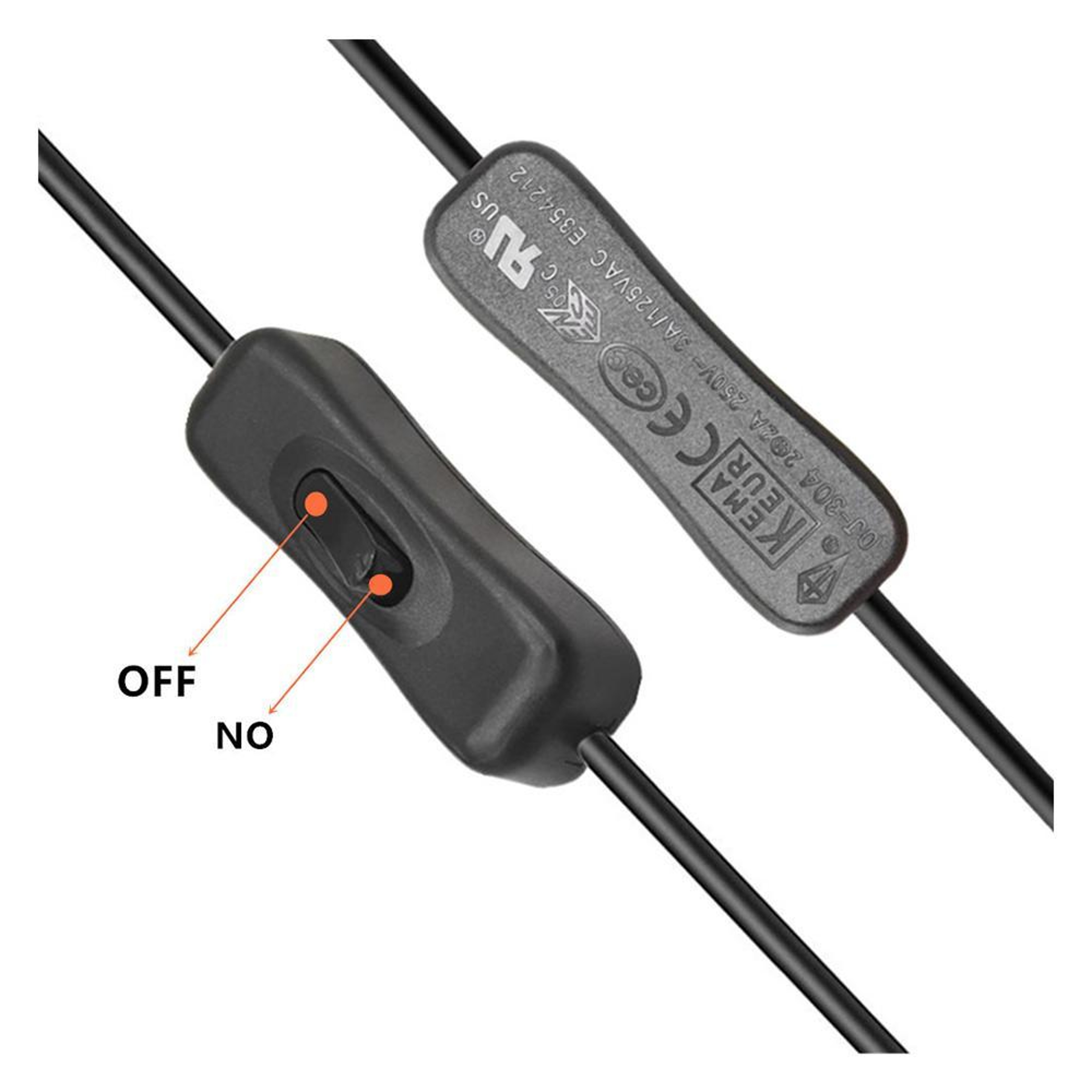 USB 2.0 Power & Data Splitter Cable with Dual On/Off Switches USB Y Extension Hub Adapter – view 2
