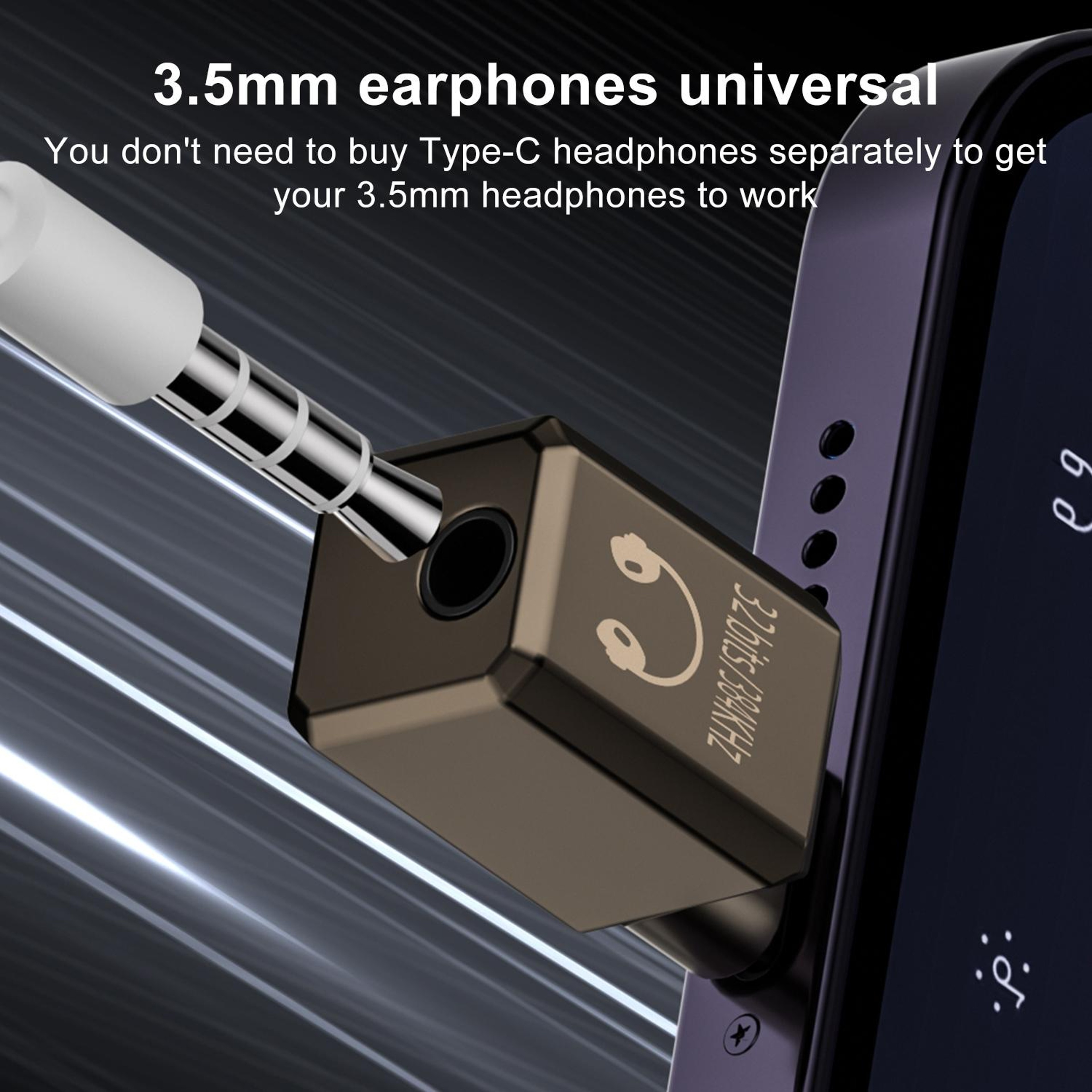 TypeC Audio Adapter with DAC  USBC toConverter – view 3