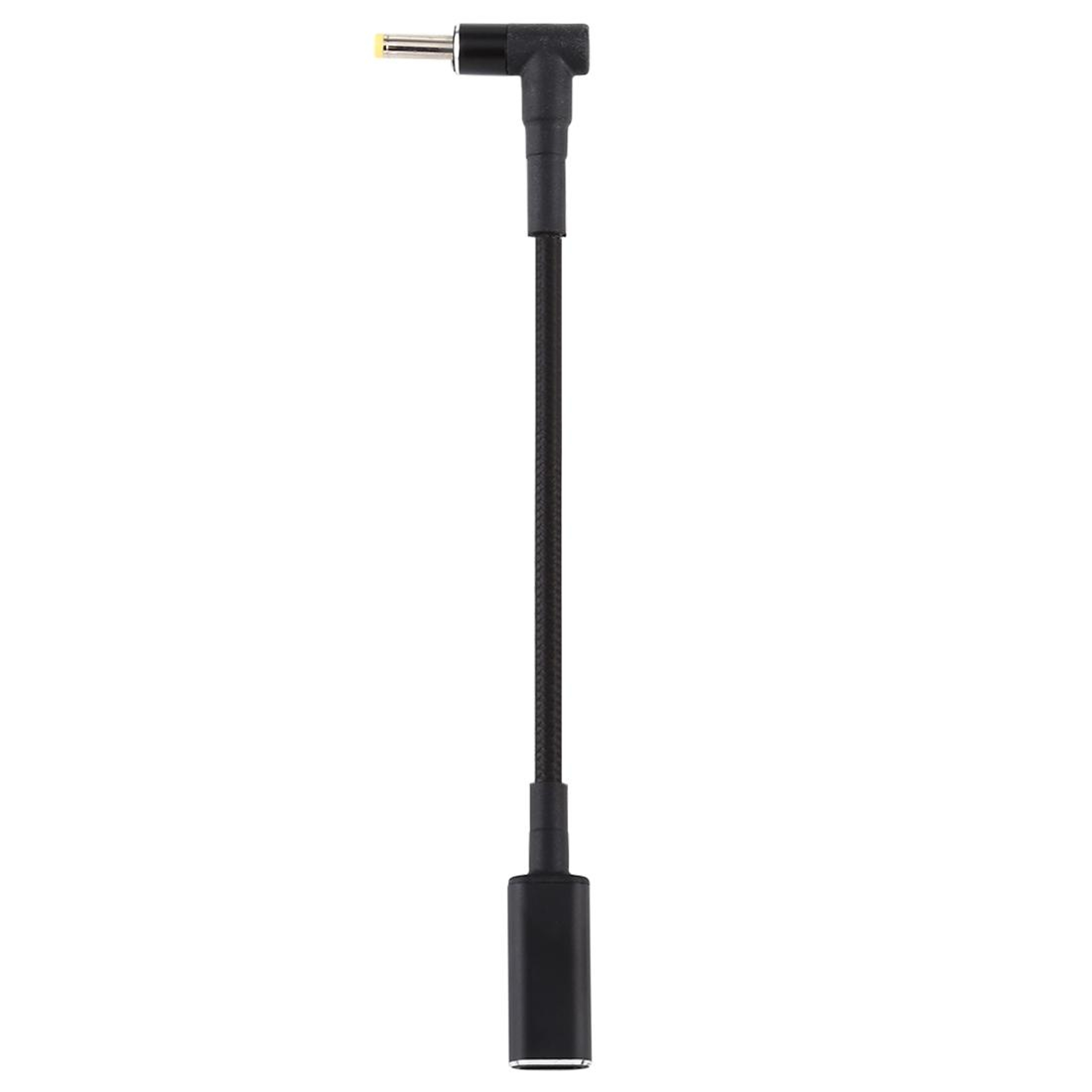 Right Angle USB C to Power Cable with Durable Nylon Braid – view 4