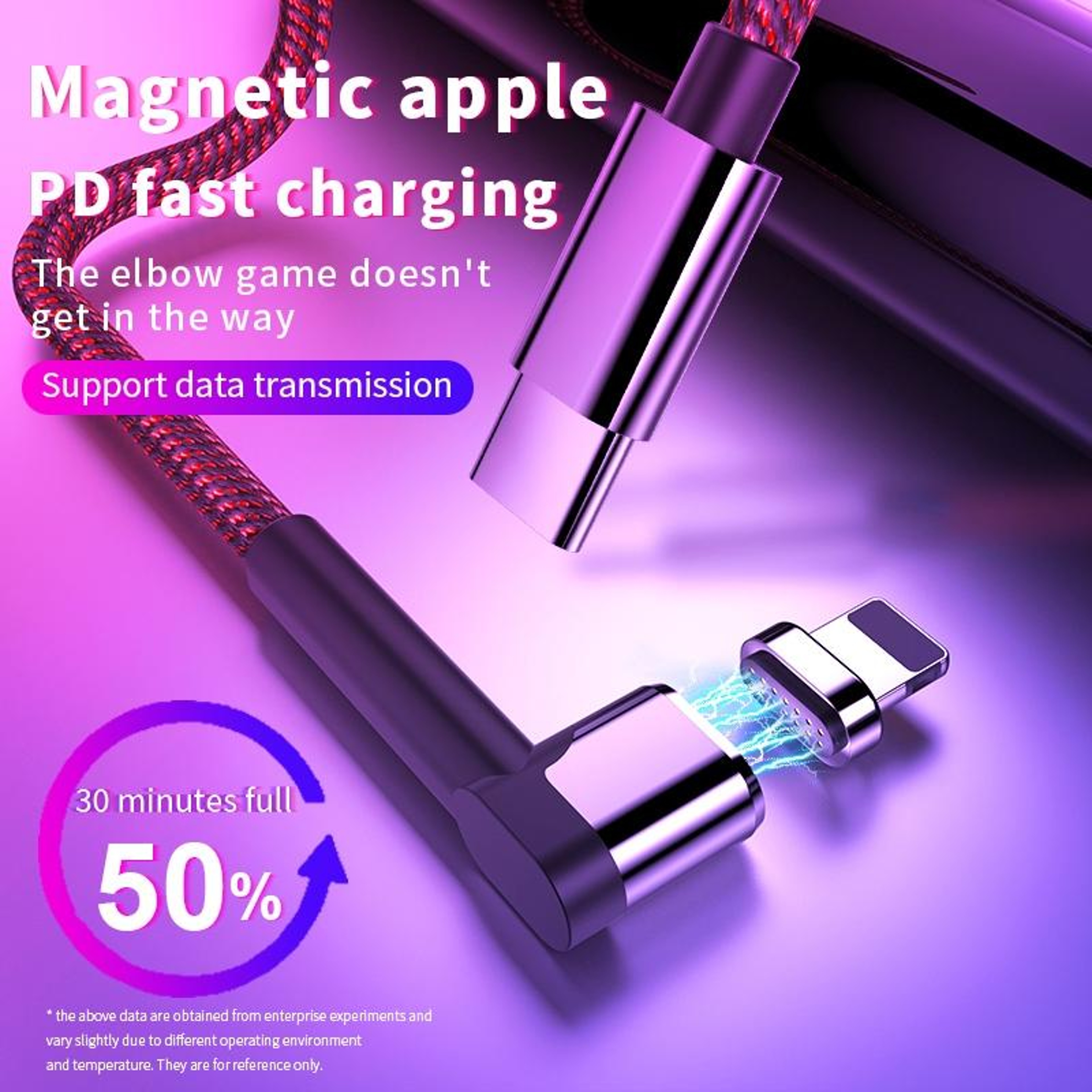 Premium Right Angle Magnetic Charging Cable USB C to  PD  Durable Fast Data & Power – view 9