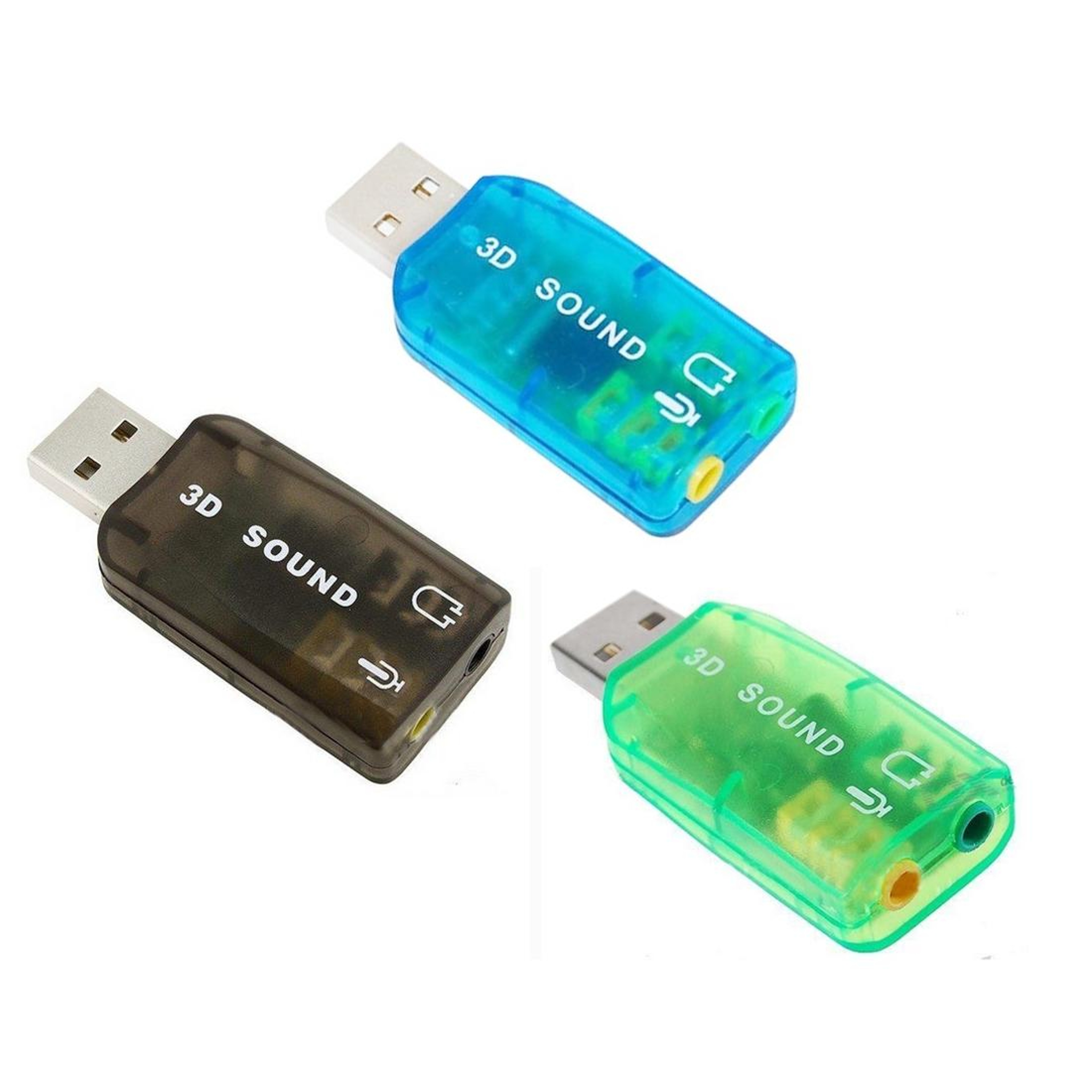 USB External Sound Card Adapter with 5.1 Surround Sound DSP Play Audio – view 5