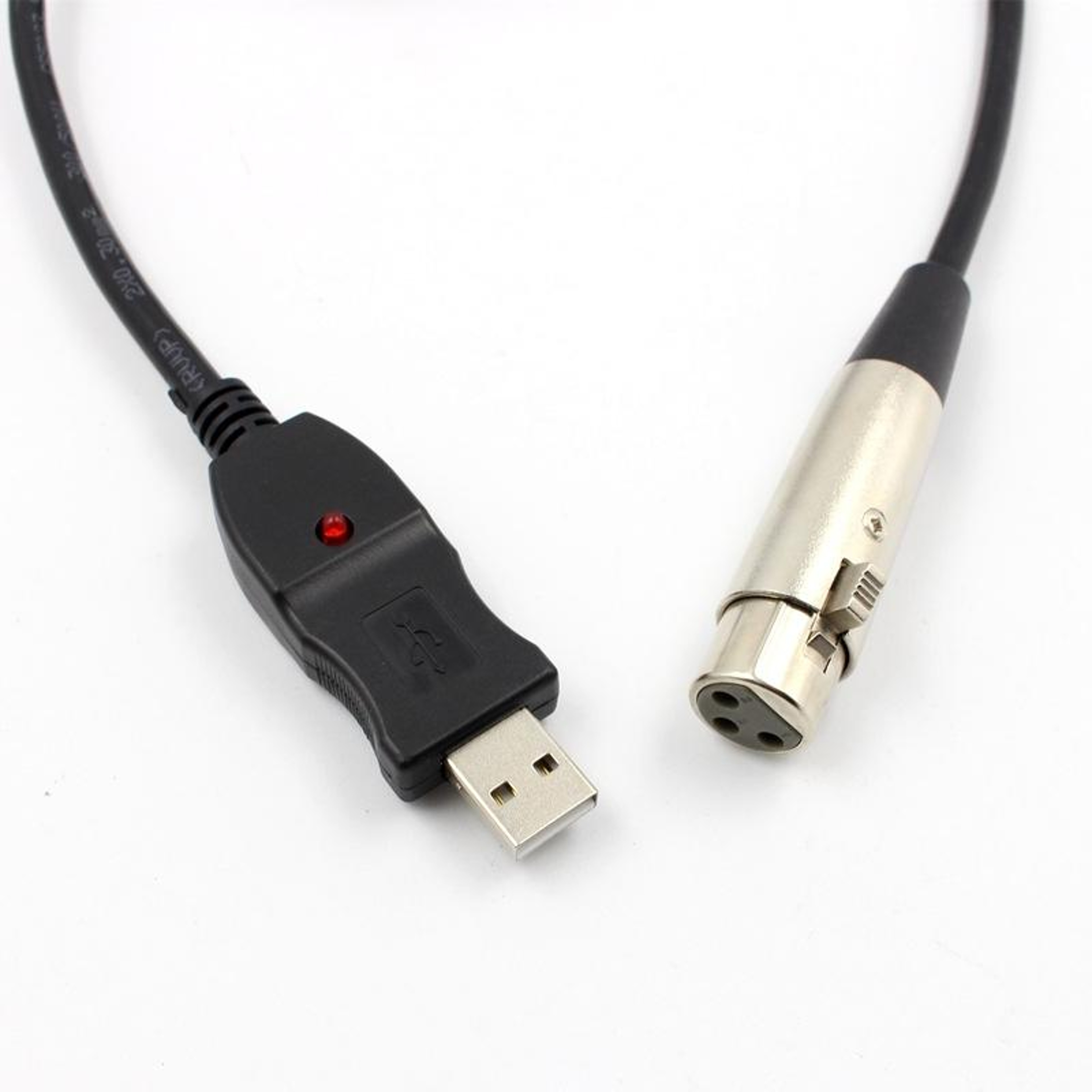 USB to XLR Microphone Connection Cable with Built In Sound Card – view 3