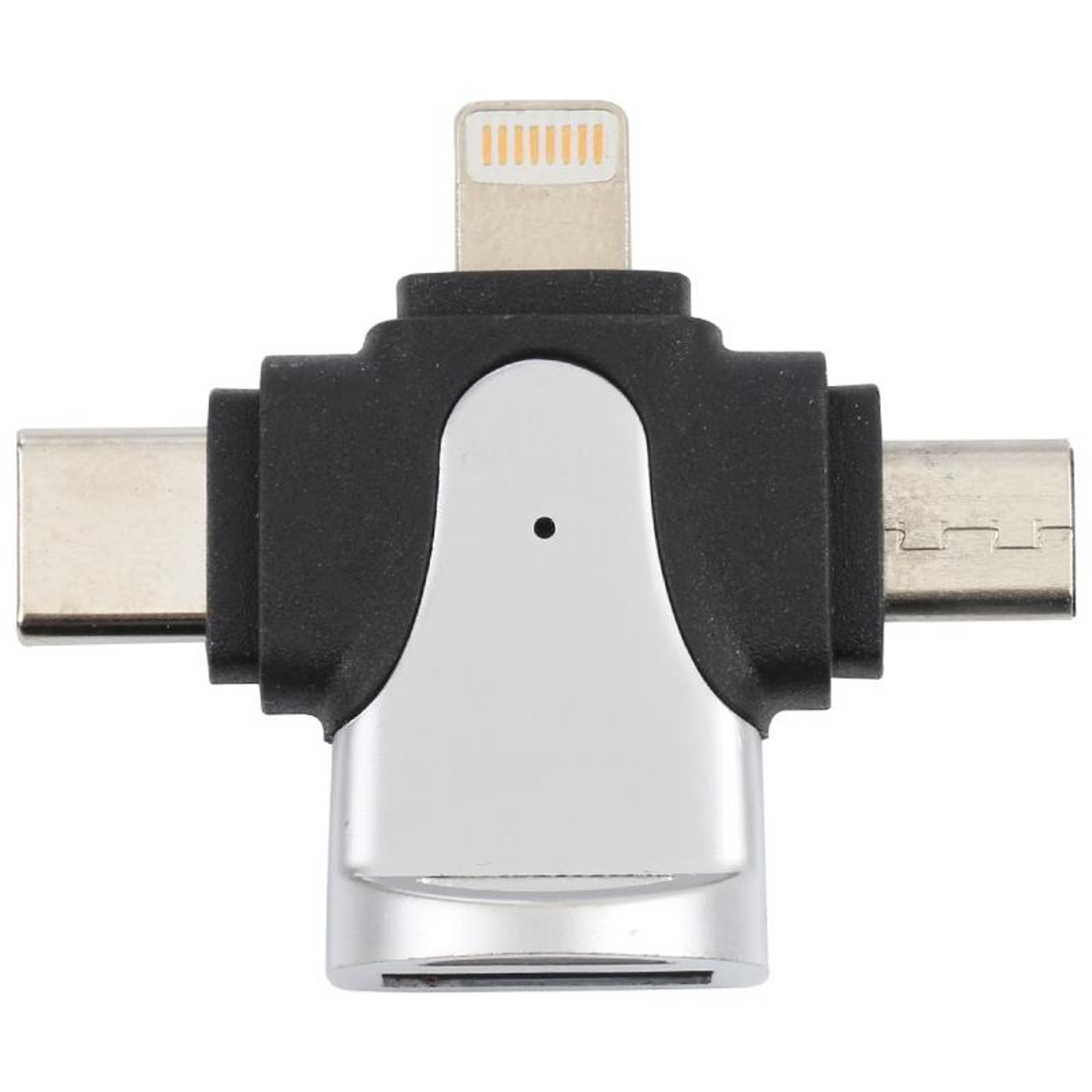 3-in-1 USB OTG Adapter for iPhone, USB-C & Micro USB Devices with USB 3.0 High-Speed Transfer – view 3