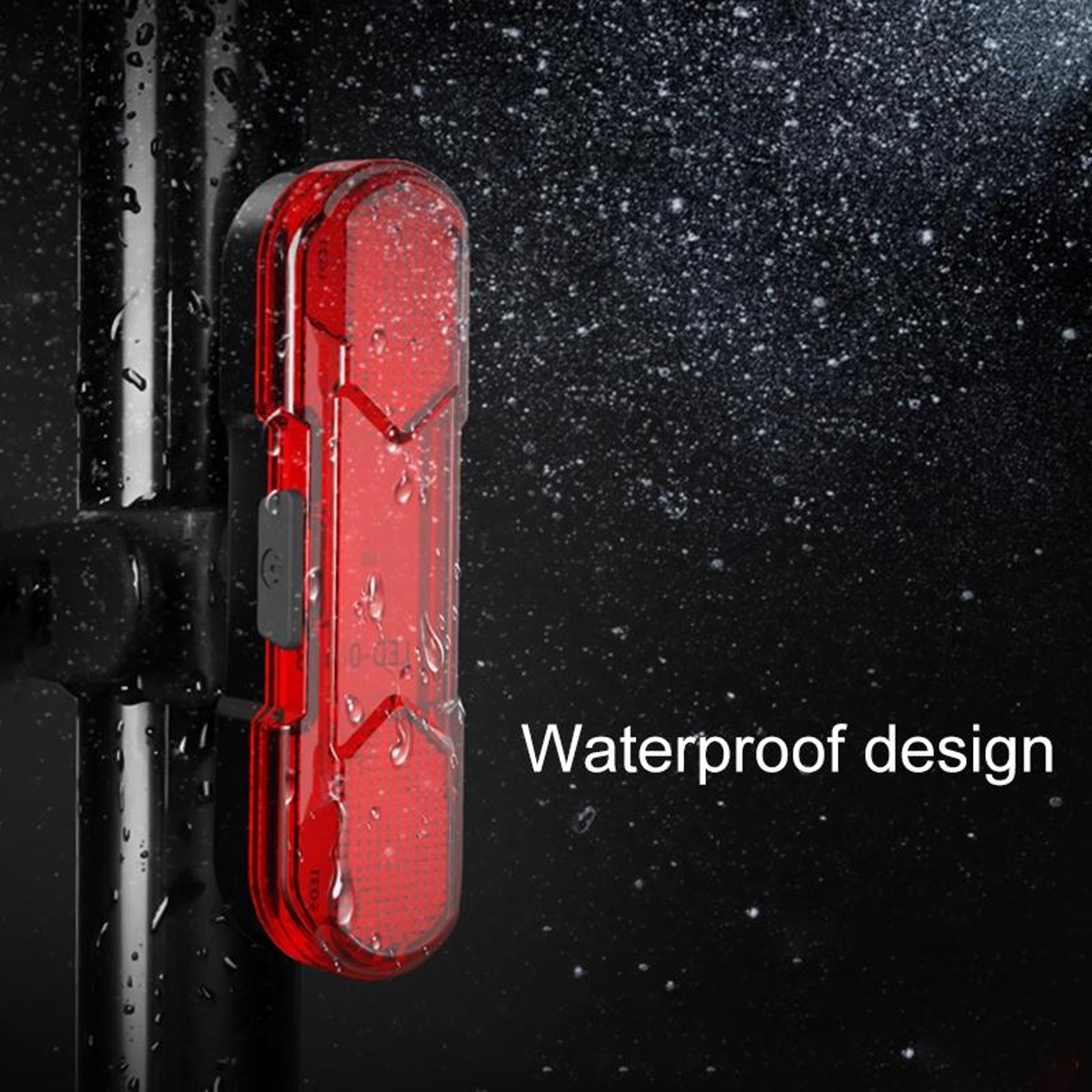 SafeGlow USB Rechargeable Bicycle Tail Light LED Safety Lamp for Night Cycling – view 13