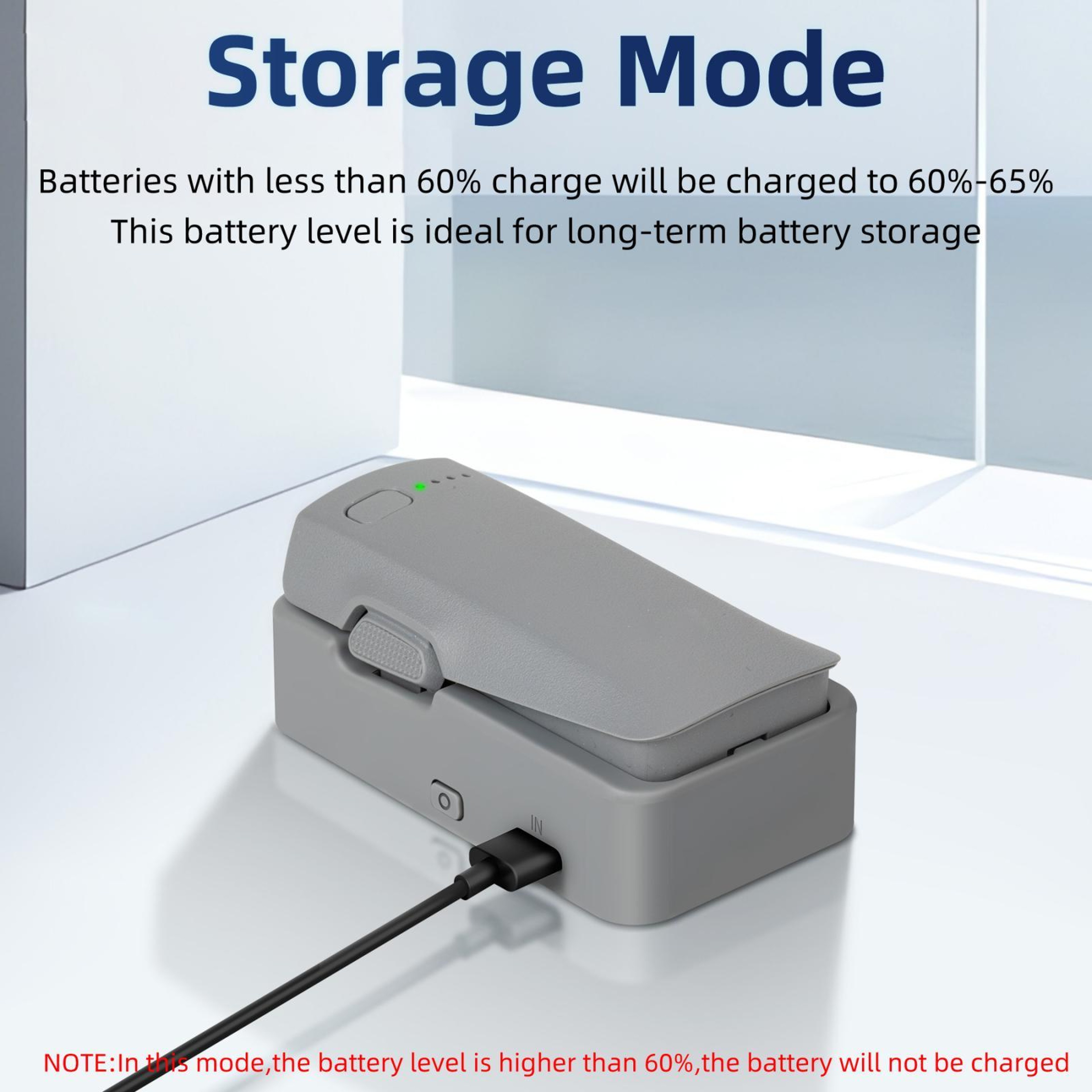 DJI Neo 2 Smart Battery Storage Charger USB Power Bank Dock – view 5