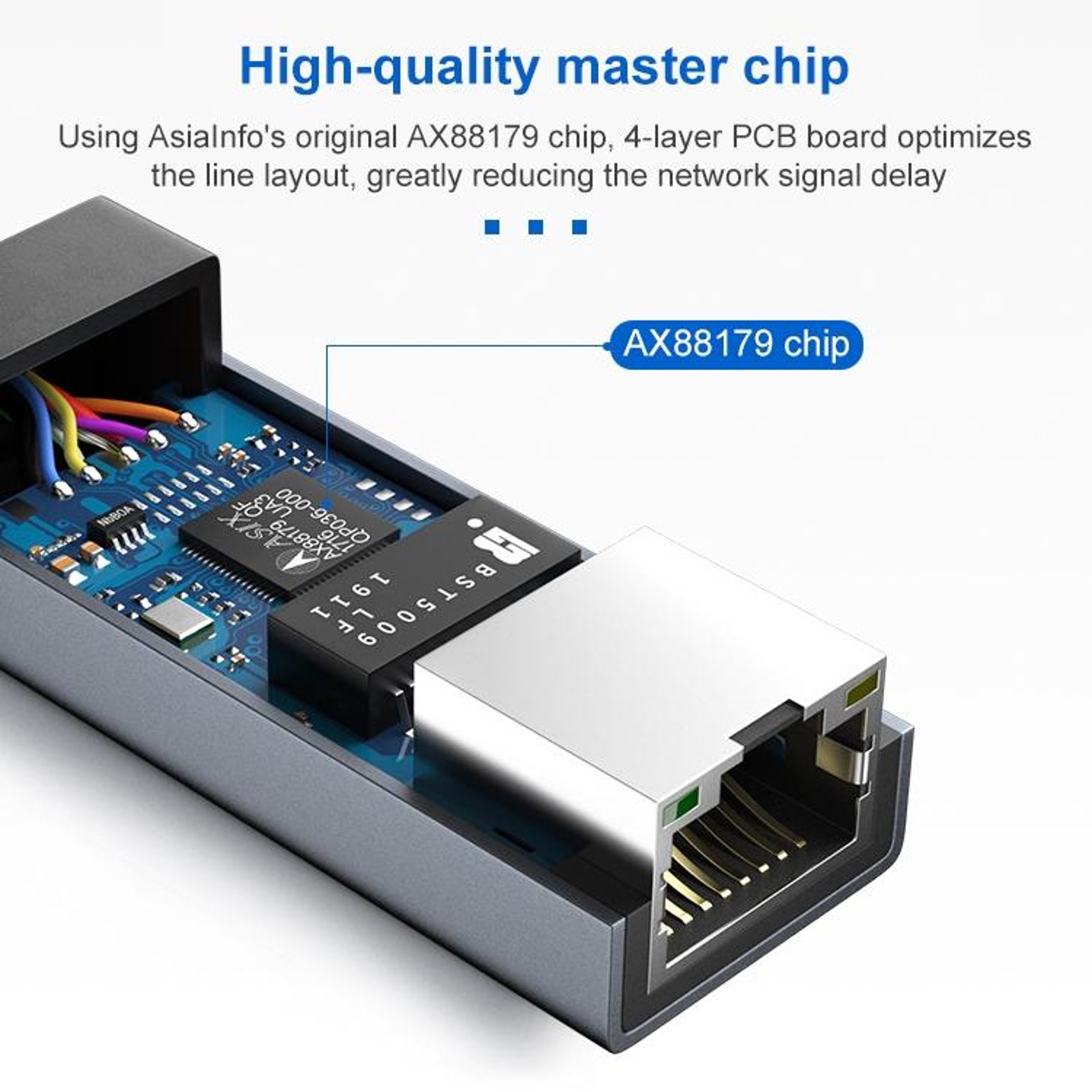 USB 3.0 to RJ45 Gigabit Ethernet Adapter Cable for Fast Stable Wired Internet Connection – view 5
