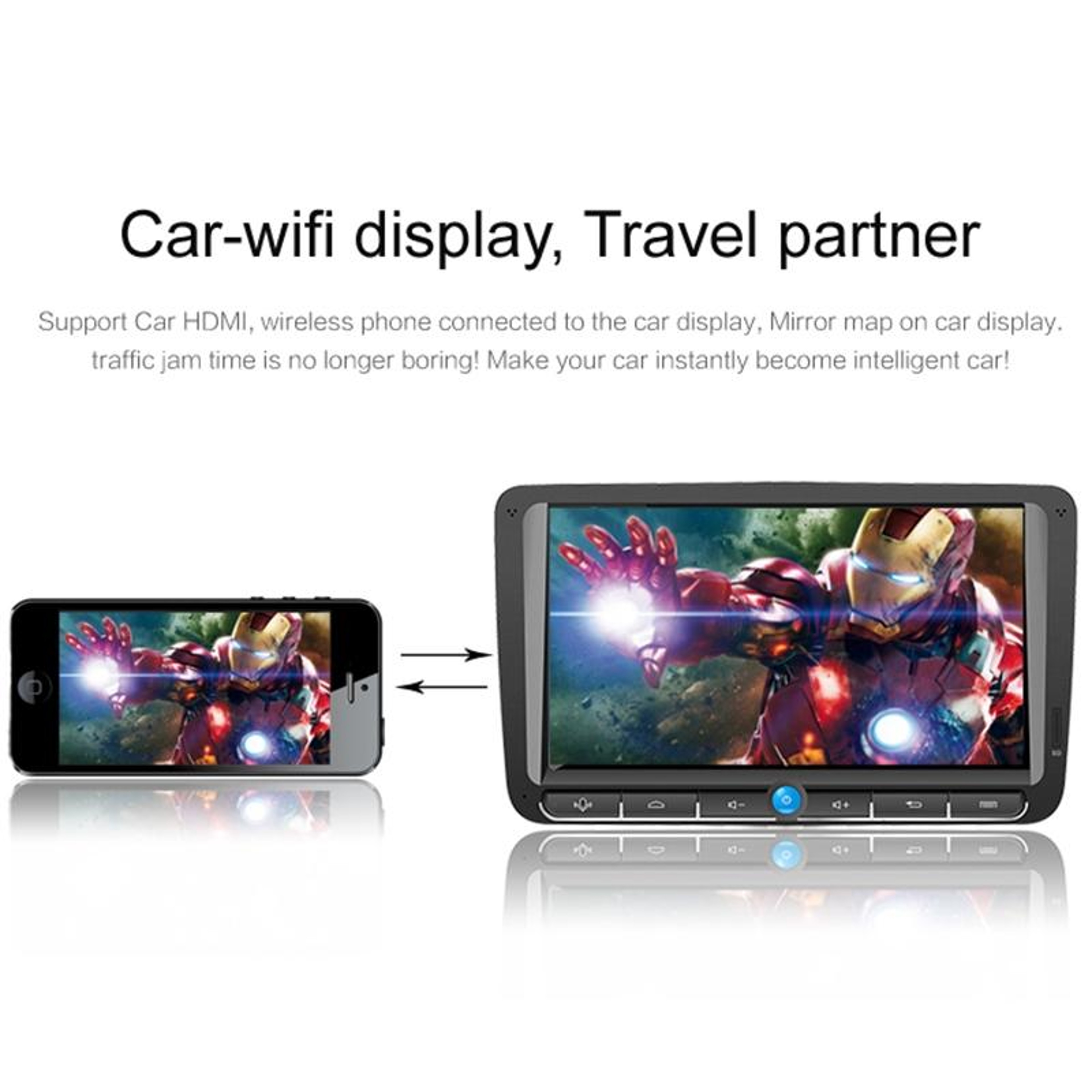 Miradisplay WiFi HDMI Display Dongle - Miracast Airplay DLNA Display Receiver DongleBlack – view 4