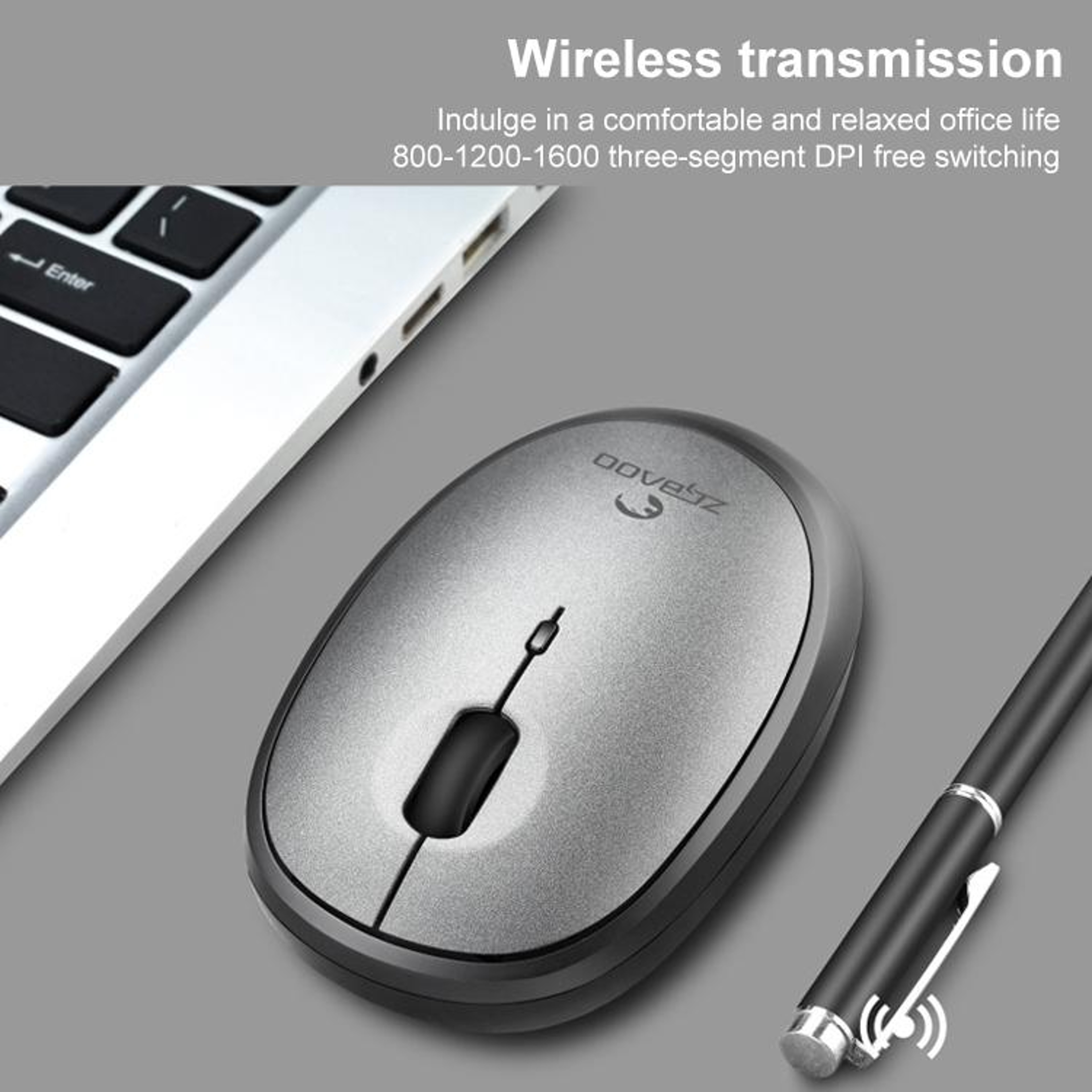 SwiftPoint 2.4G Wireless Mini Mouse for Laptops & PCs with Adjustable DPI – view 9