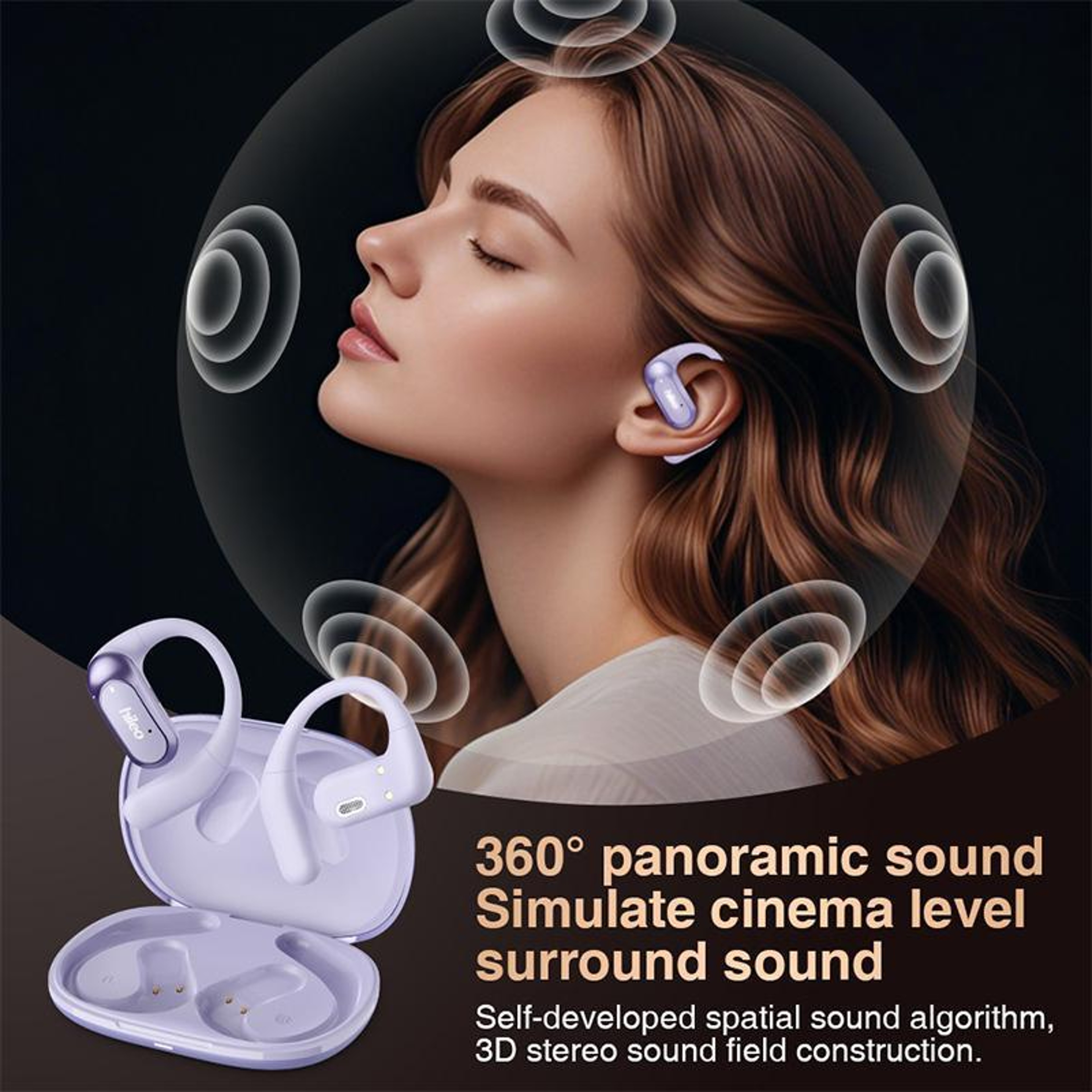 Hileo Hi95 Open Ear Bluetooth Earbuds with Bluetooth 5.4 IPX5 Waterproof Wireless Sports Earphones – view 11