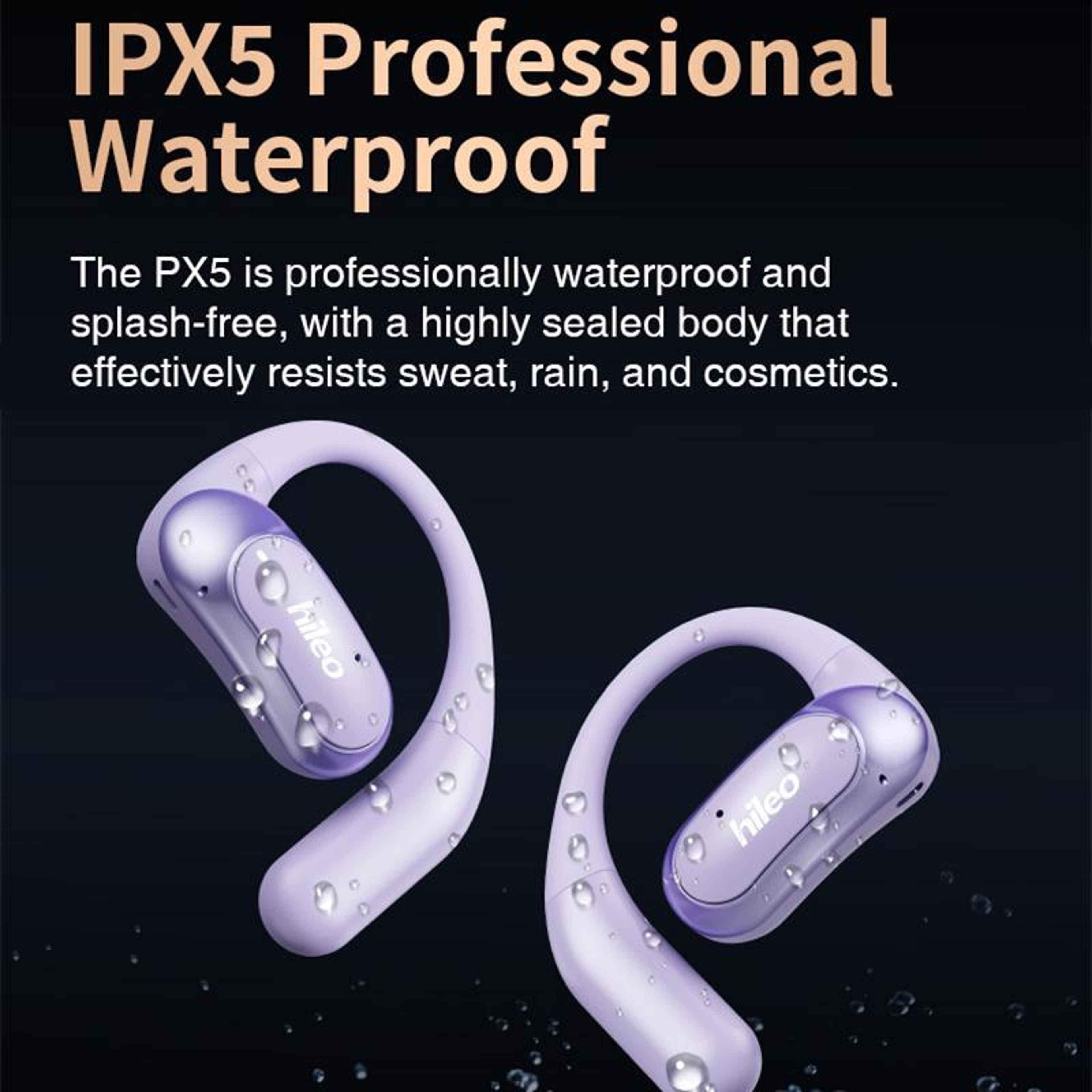 Hileo Hi95 Open Ear Bluetooth Earbuds with Bluetooth 5.4 IPX5 Waterproof Wireless Sports Earphones – view 5