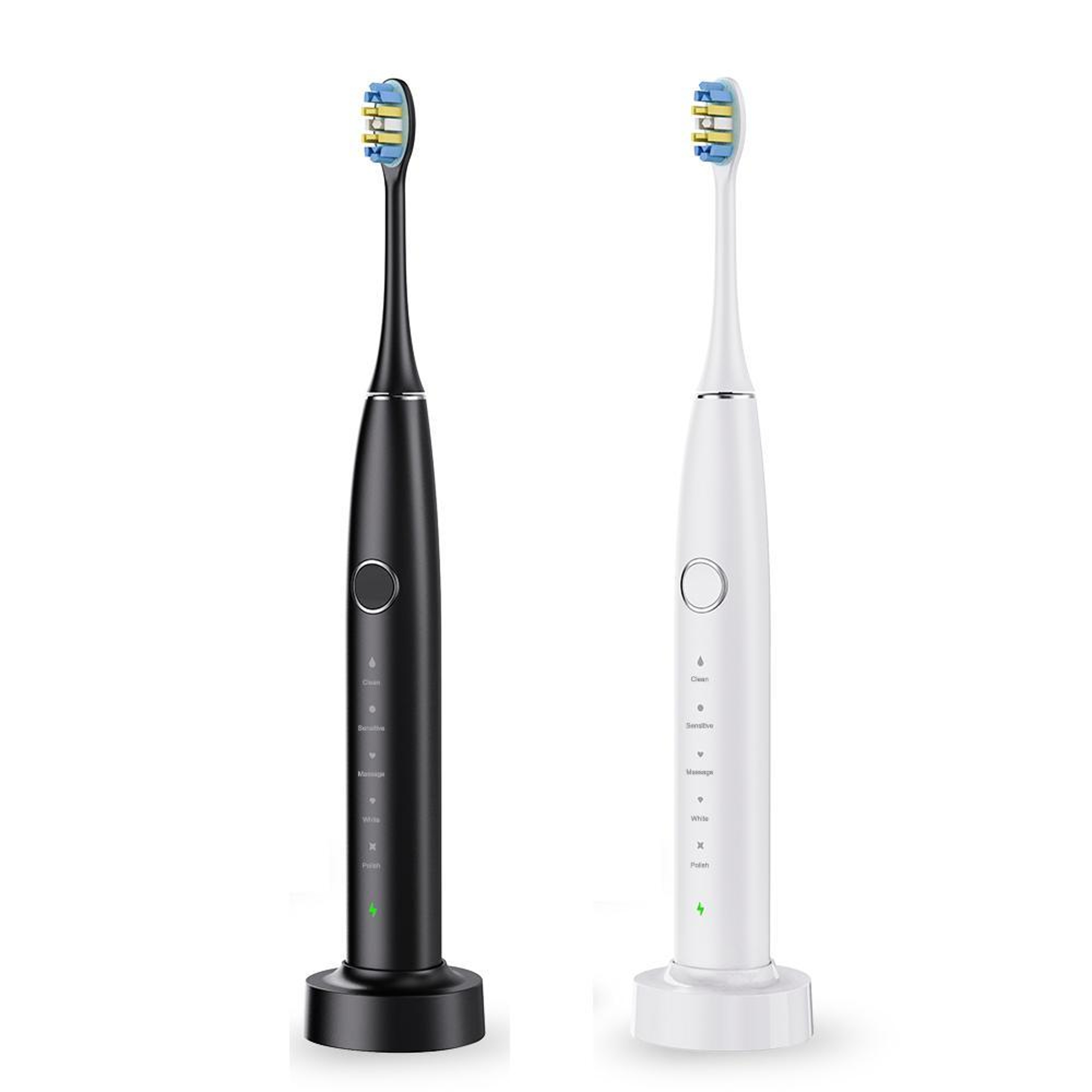 Sonic Electric Toothbrush Rechargeable IPX7 Waterproof USB Toothbrush with 6 Brush Heads – view 2