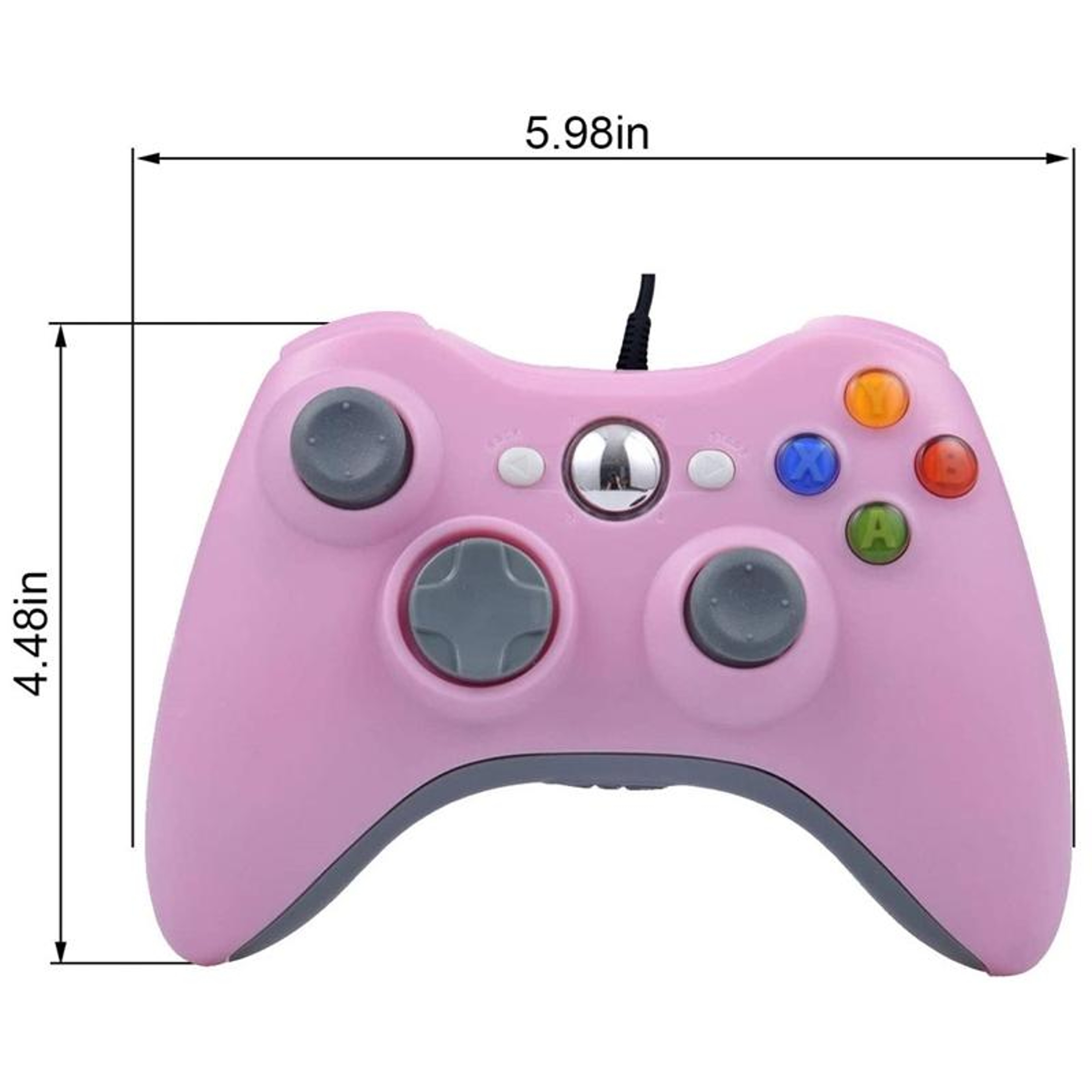 Xbox 360 Wired Controller USB Gamepad with Dual Vibration for PC and Xbox 360 – view 4