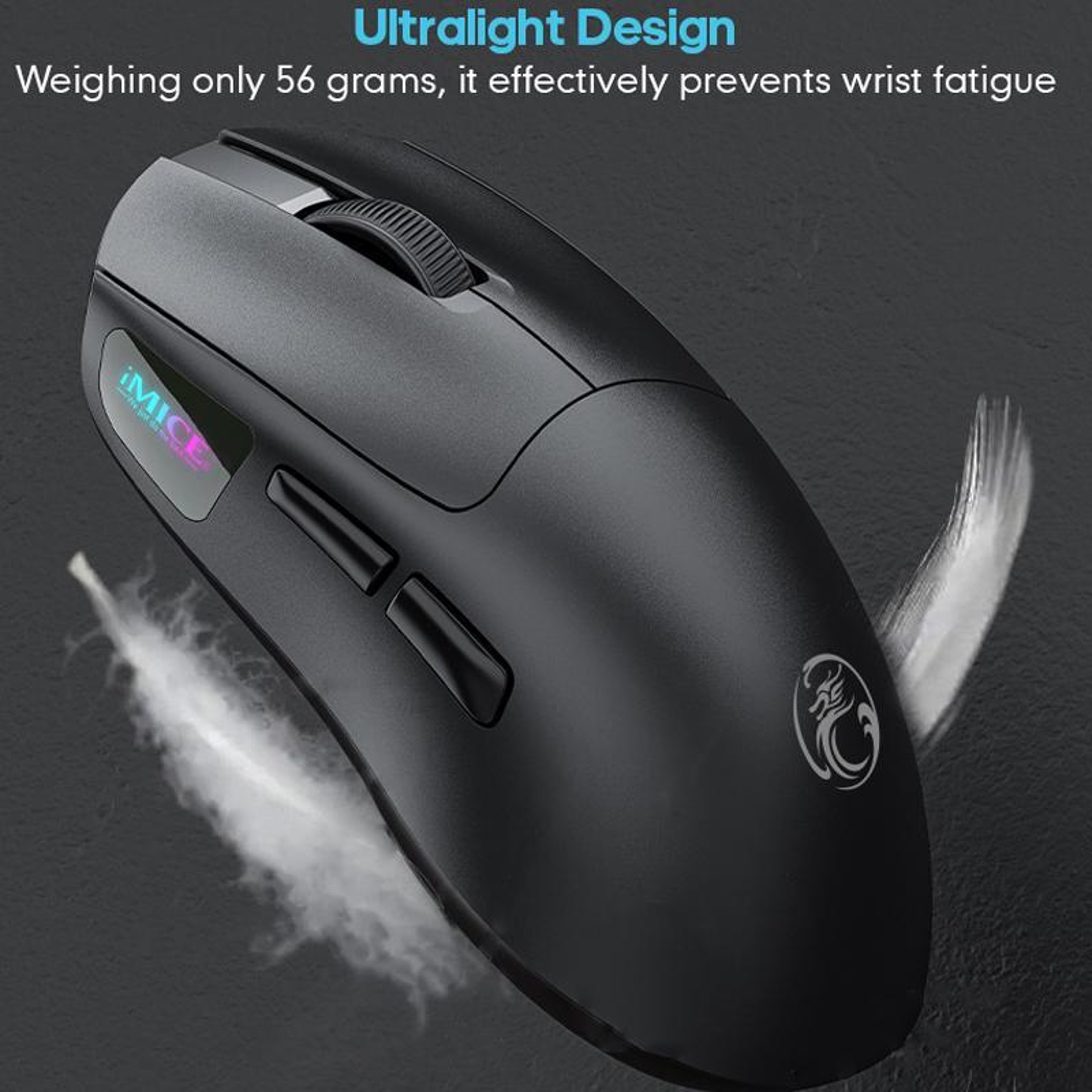 iMICE G900 Wireless Gaming Mouse 12800 DPI Tri Mode Rechargeable Ergonomic Mouse – view 6