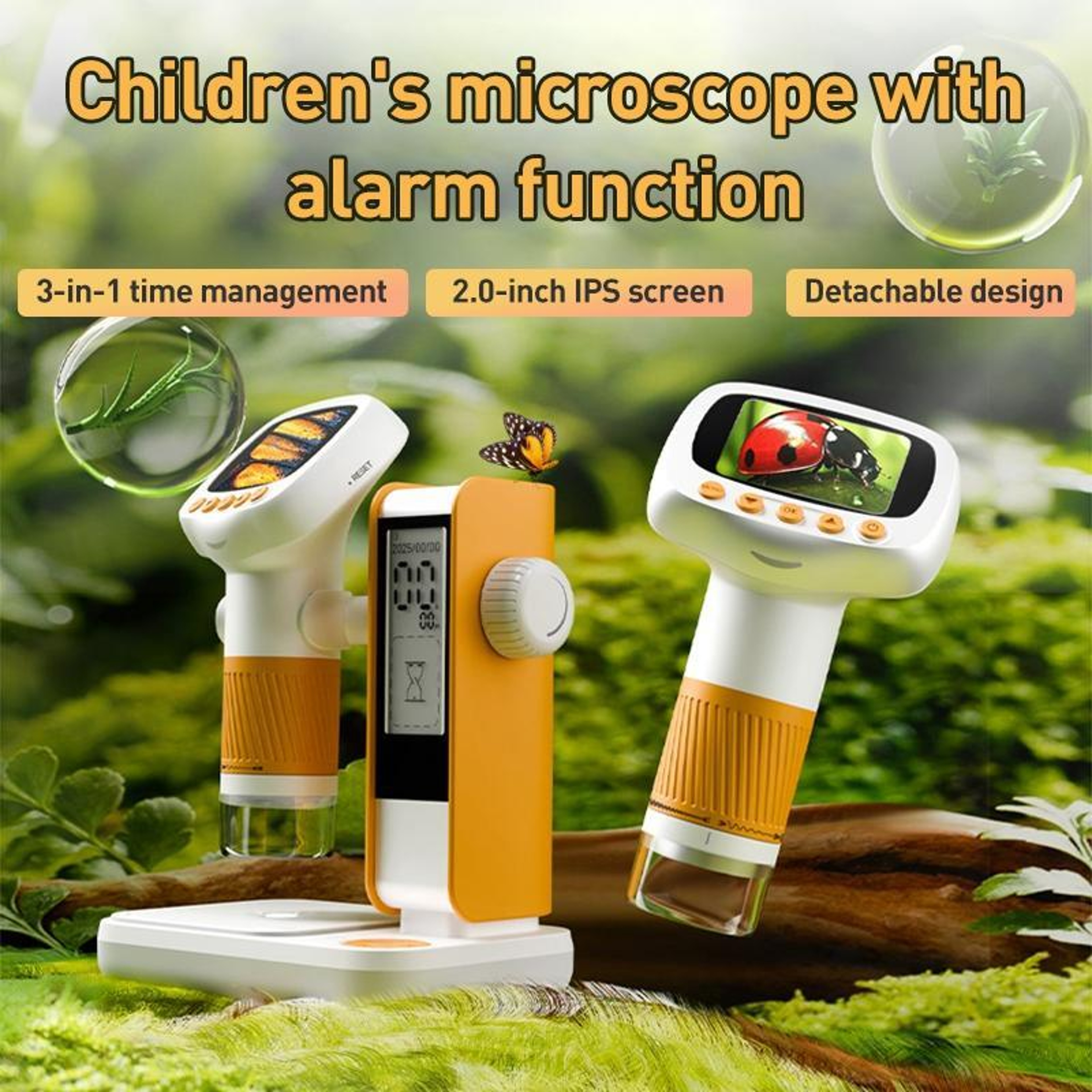 CM5 HD Digital Microscope with 2 Inch IPS Screen USB Portable Electronic Microscope – view 6