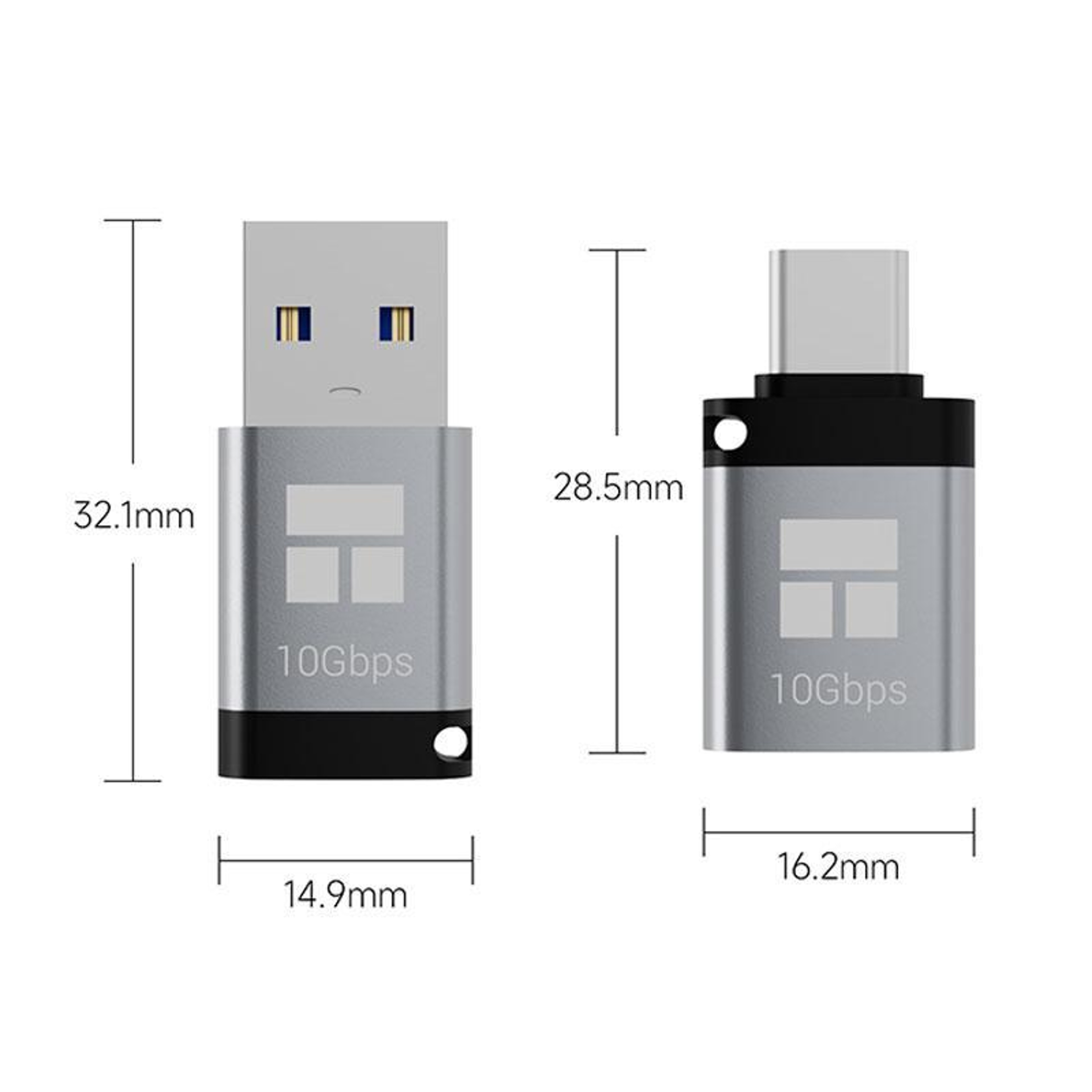 THERMALRIGHT USB C to USB Adapter 10Gbps USB 3.2 Gen 2 Type C to USB A Converter – view 4