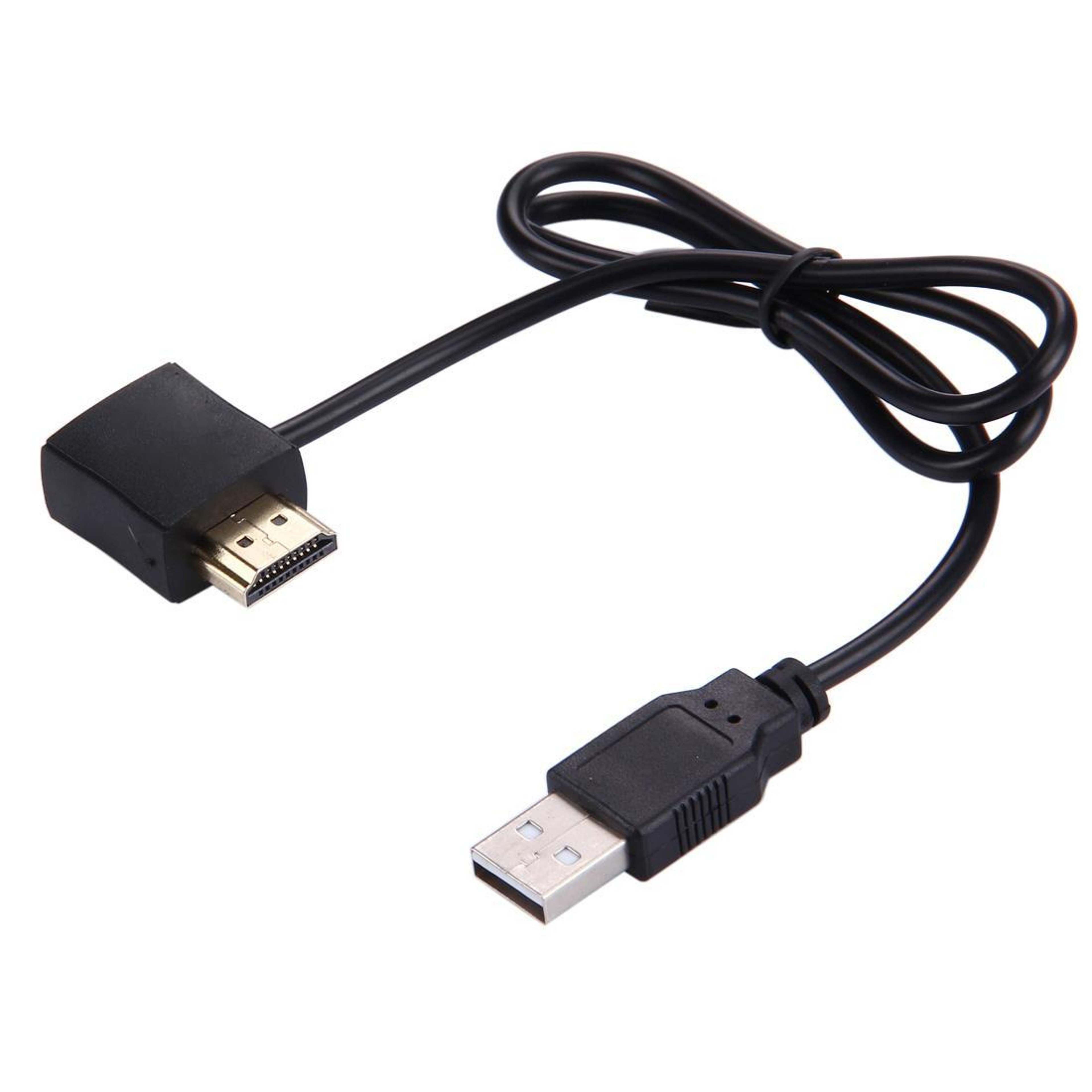 50cm HDMI To USB Adapter Cable With HDMI Female  Male Connectors For 1080P Devices 1