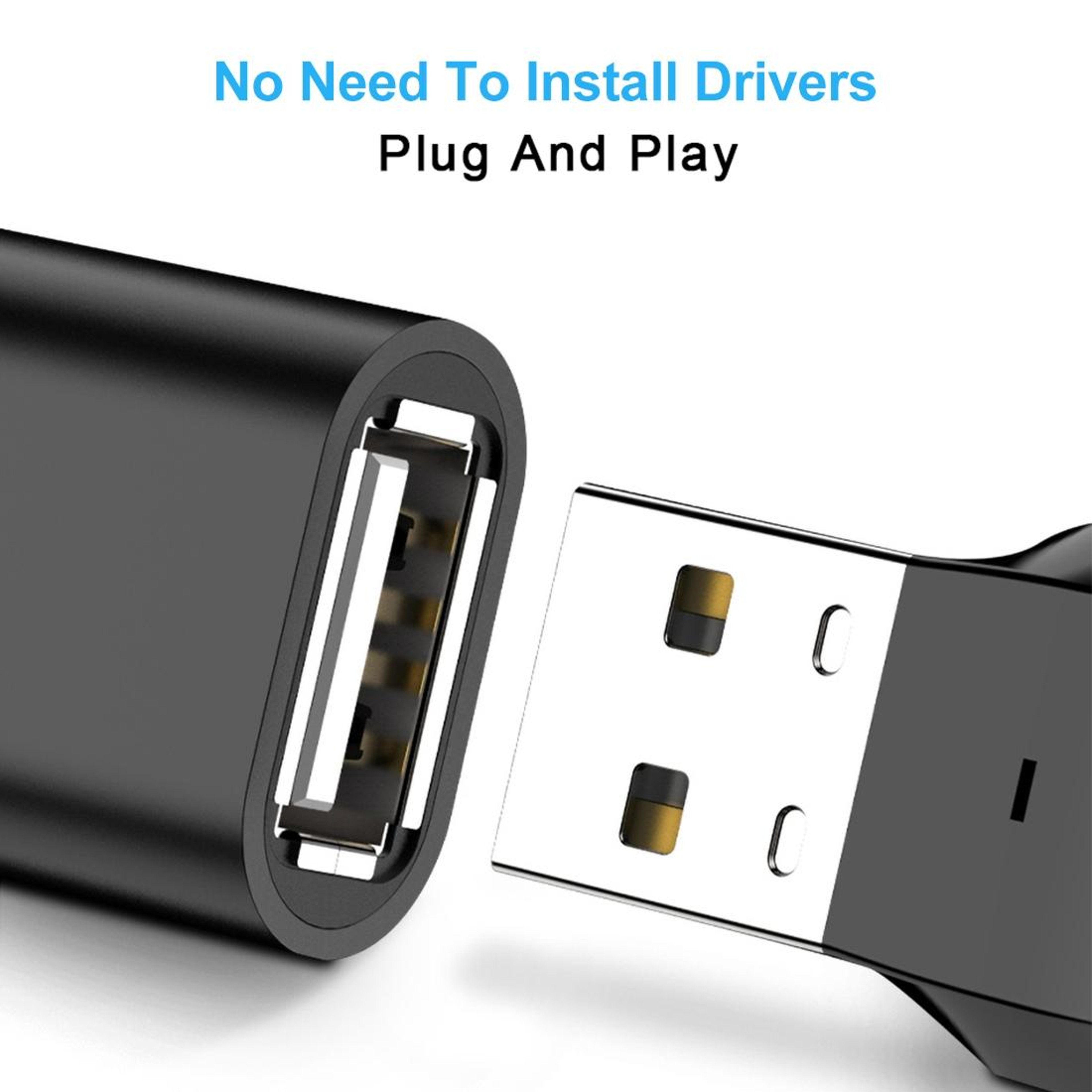 2in1 Micro USB OTG Adapter  USBC OTG Cable Aluminum Alloy Data Charging Cable 24cm 3