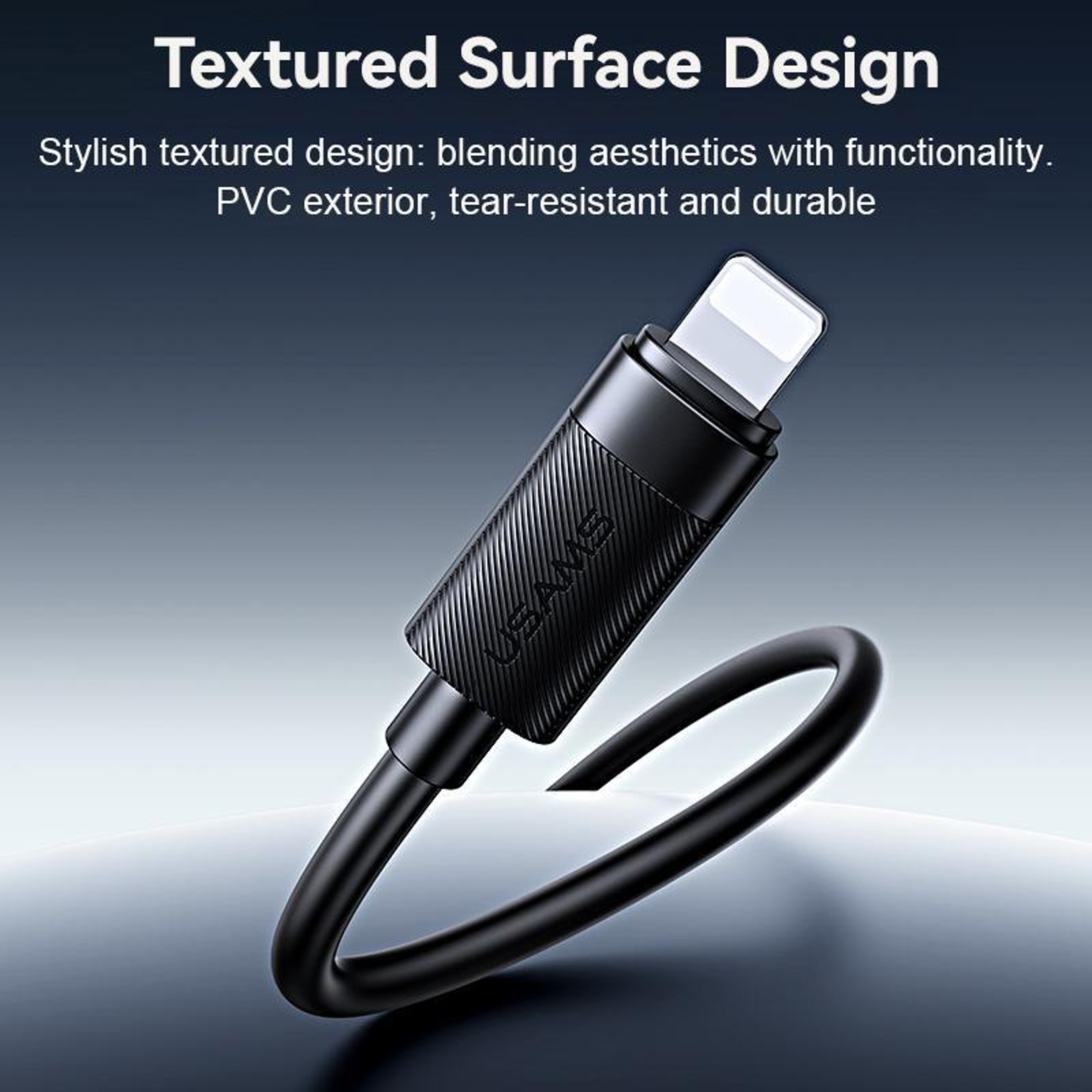 USAMS SJ781 U94 30W Fast Charging Cable USB-C to Lightning Data Cable 1M for iPhone – view 5