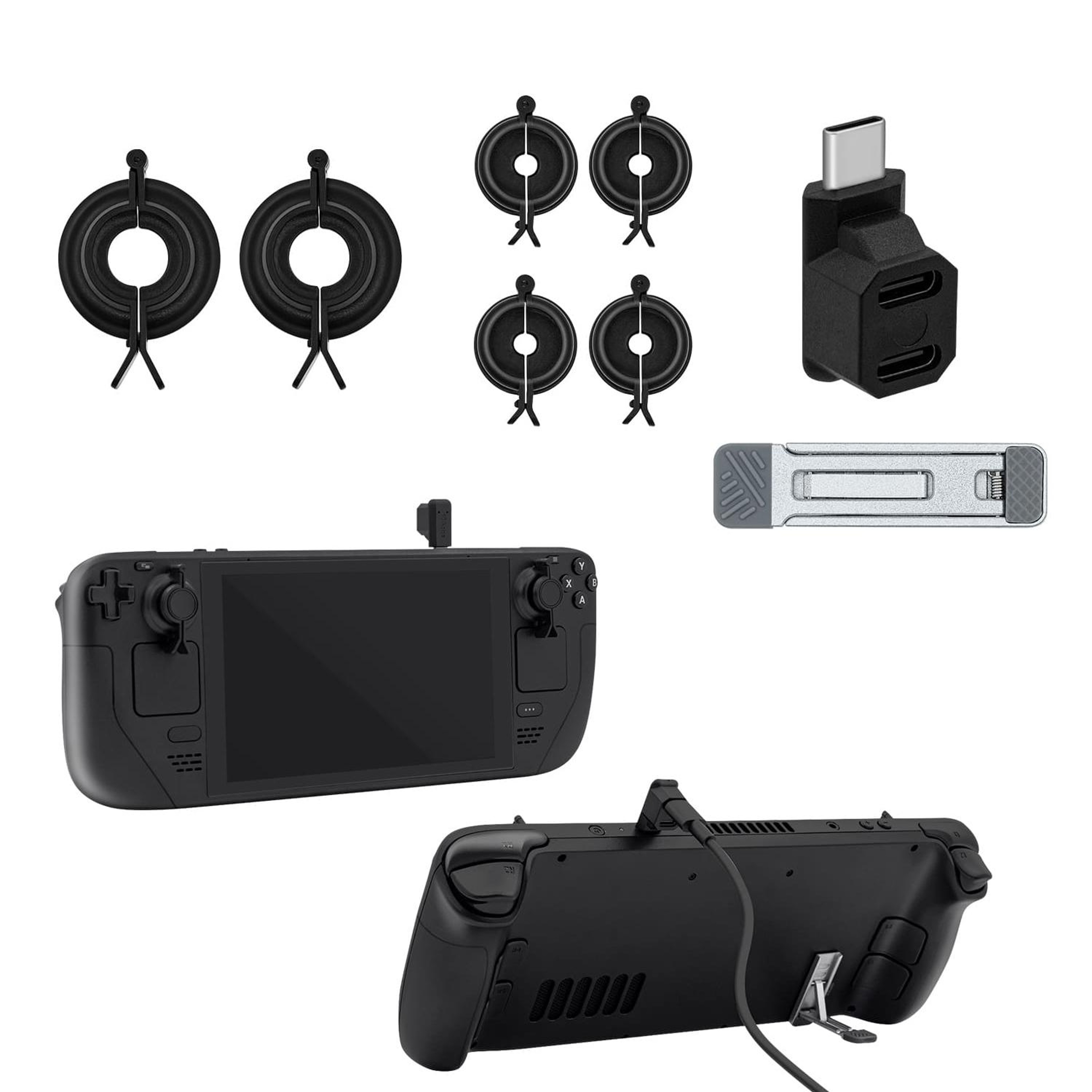 JYS Raptor Switch Protective Kit with Desktop Stand and USB-C Adapter for Switch OLED Switch Lite Steam Deck – view 1