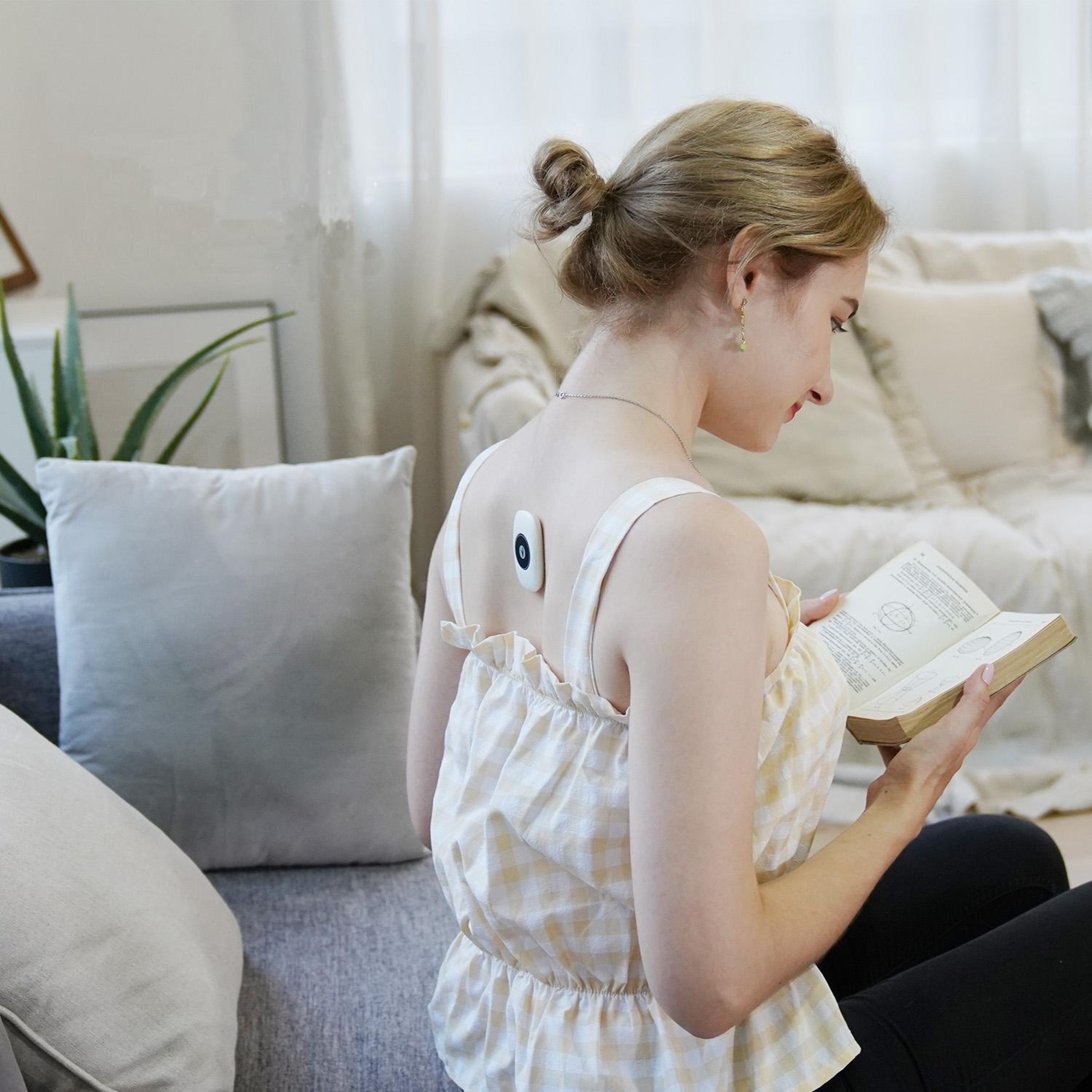 Smart Sensor Posture Corrector with App Real-Time Posture Trainer for Sitting and Standing – view 6