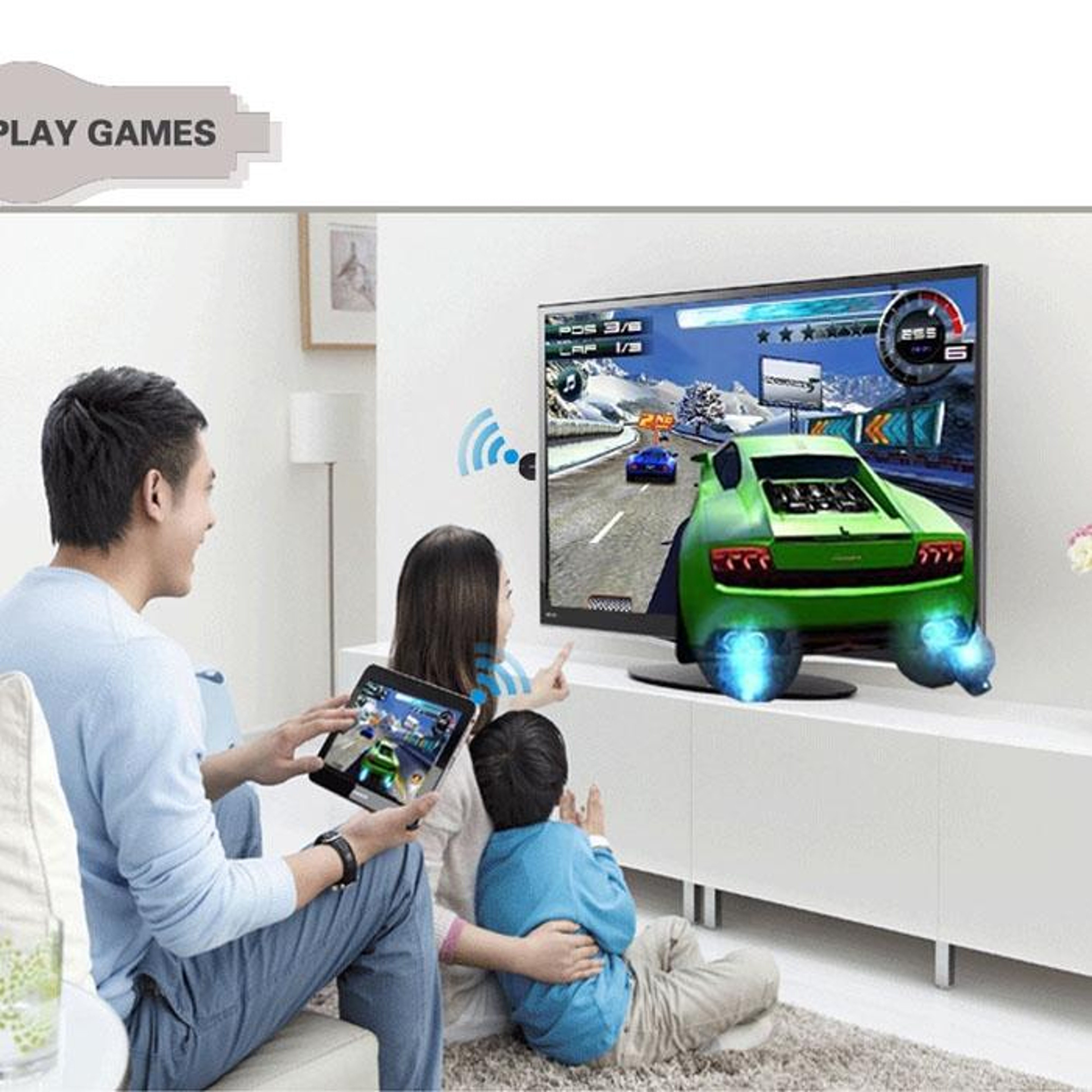 Wireless HDMI Display Adapter WiFi HDMI Dongle 1080P Screen Mirroring Receiver for Android iPhone – view 5