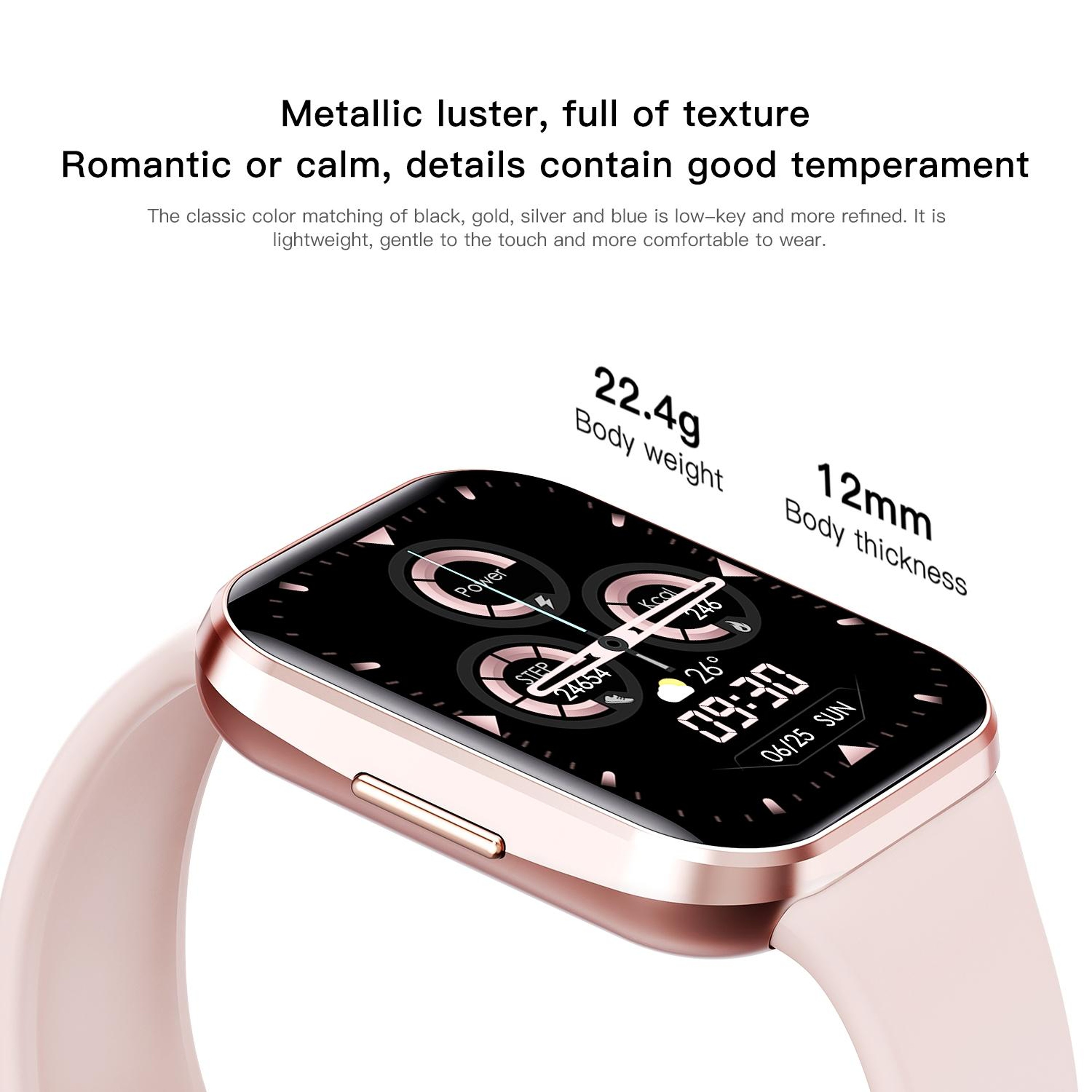 Q23 Smart Fitness Tracker IP67 Waterproof Smart Watch with Heart Rate Monitor for Android iPhone – view 13