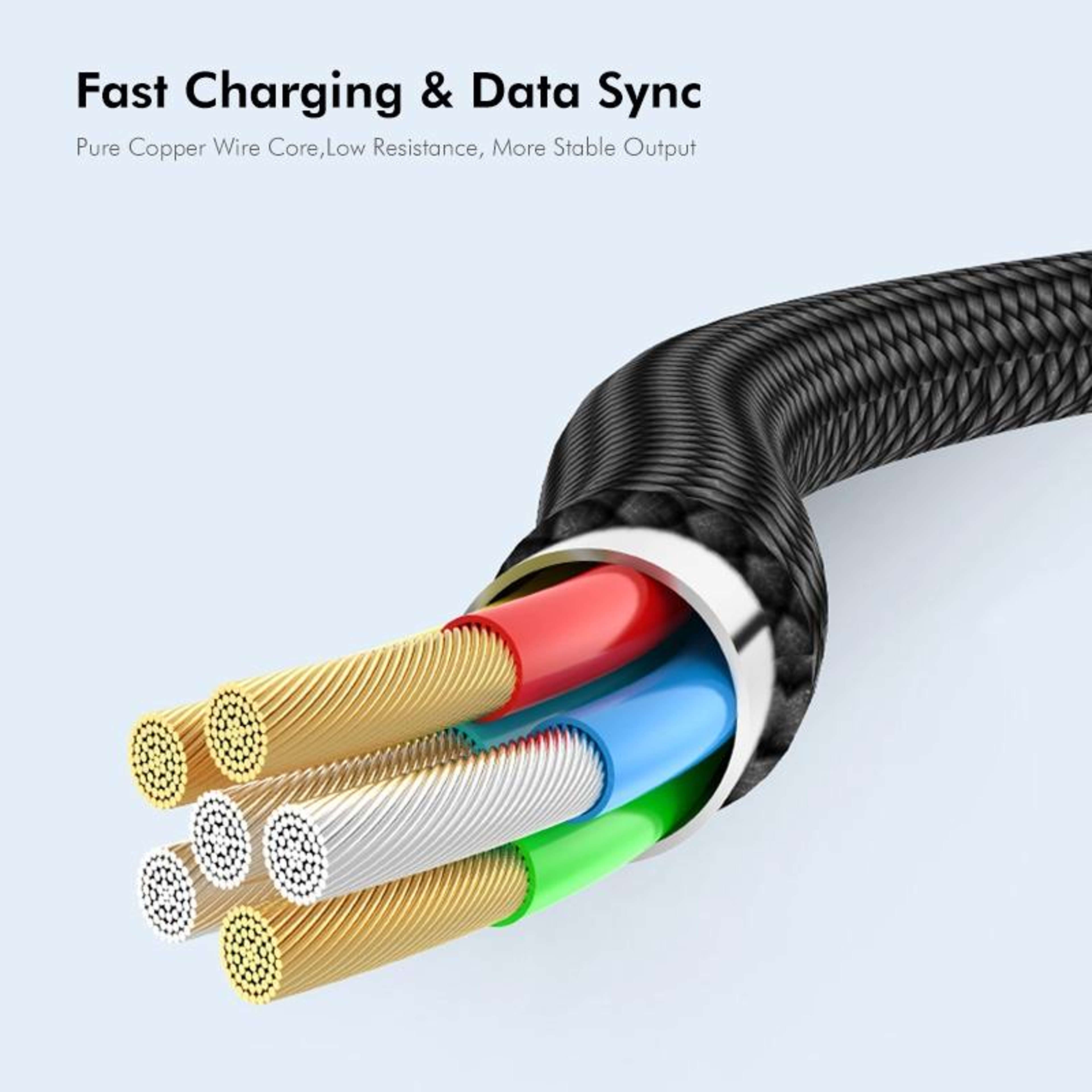 ENKAY USB C to Mini USB Cable 1M Fast Charging Data Sync Cord for Cameras GPS MP3 and Mini USB Devices – view 8
