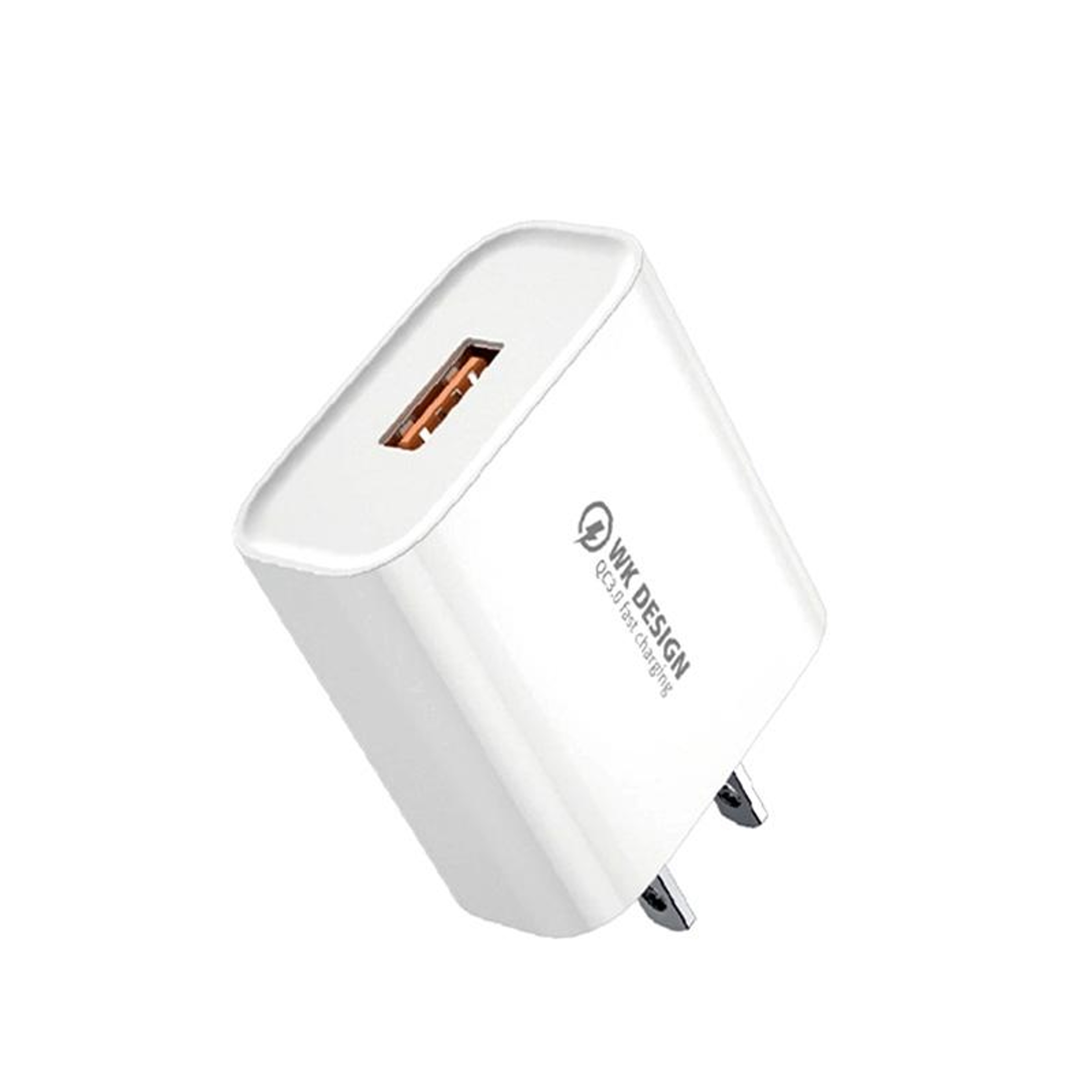 WK WPU57 QC 30 Fast Charger 24W USB Wall Charger With Micro USB Cable US Plug 1
