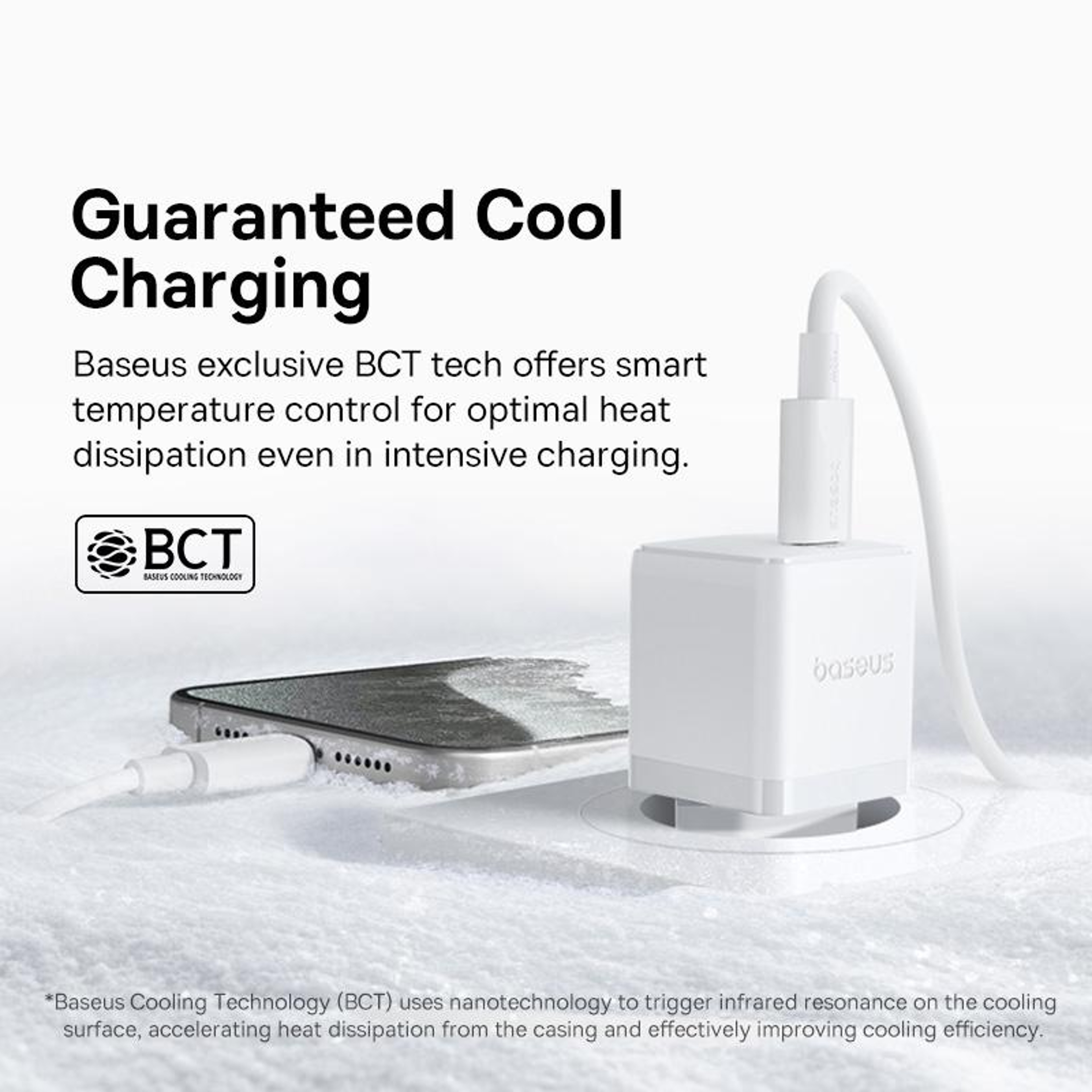 Baseus 30W USB C Fast Charger with 1m Type C Cable Compact PD Charger Adapter – view 6