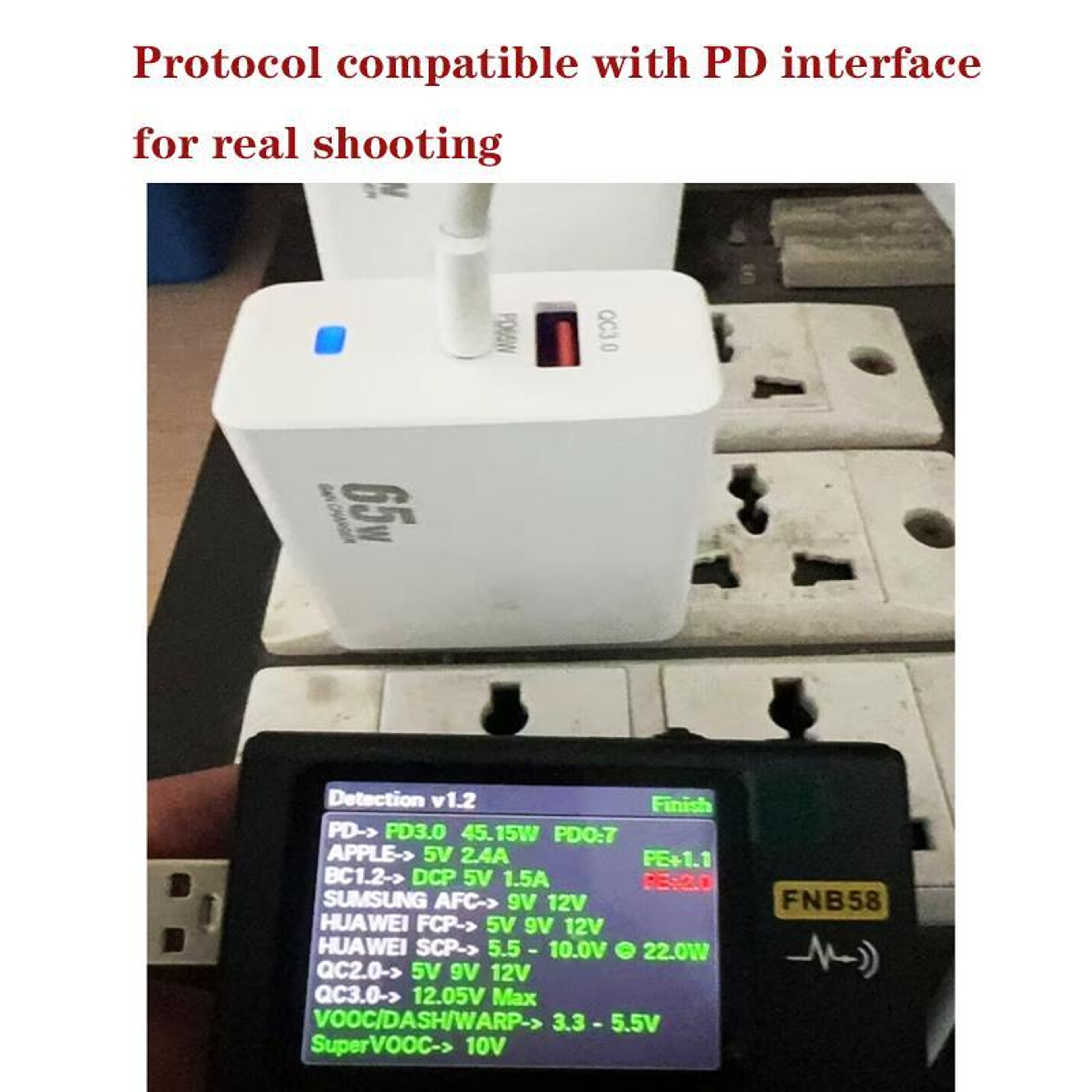 PD41 45W GaN Charger USB C Fast Charger With USB C To Lightning Cable For IPhone IPad US Plug 7