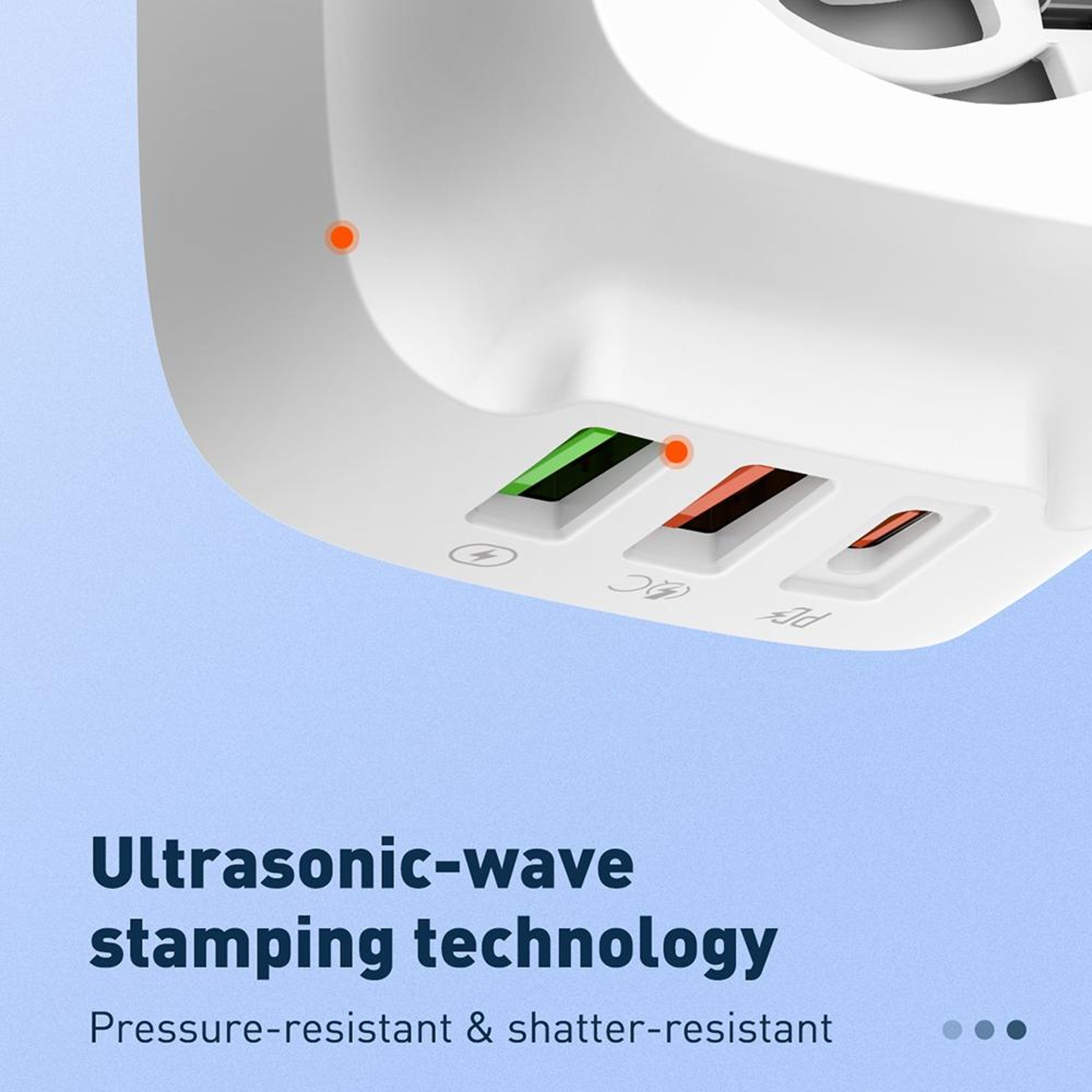 LDNIO 32W USB C PD Charger Fast Wall Charger With Dual USB Ports And 1m Lightning Cable US Plug 17