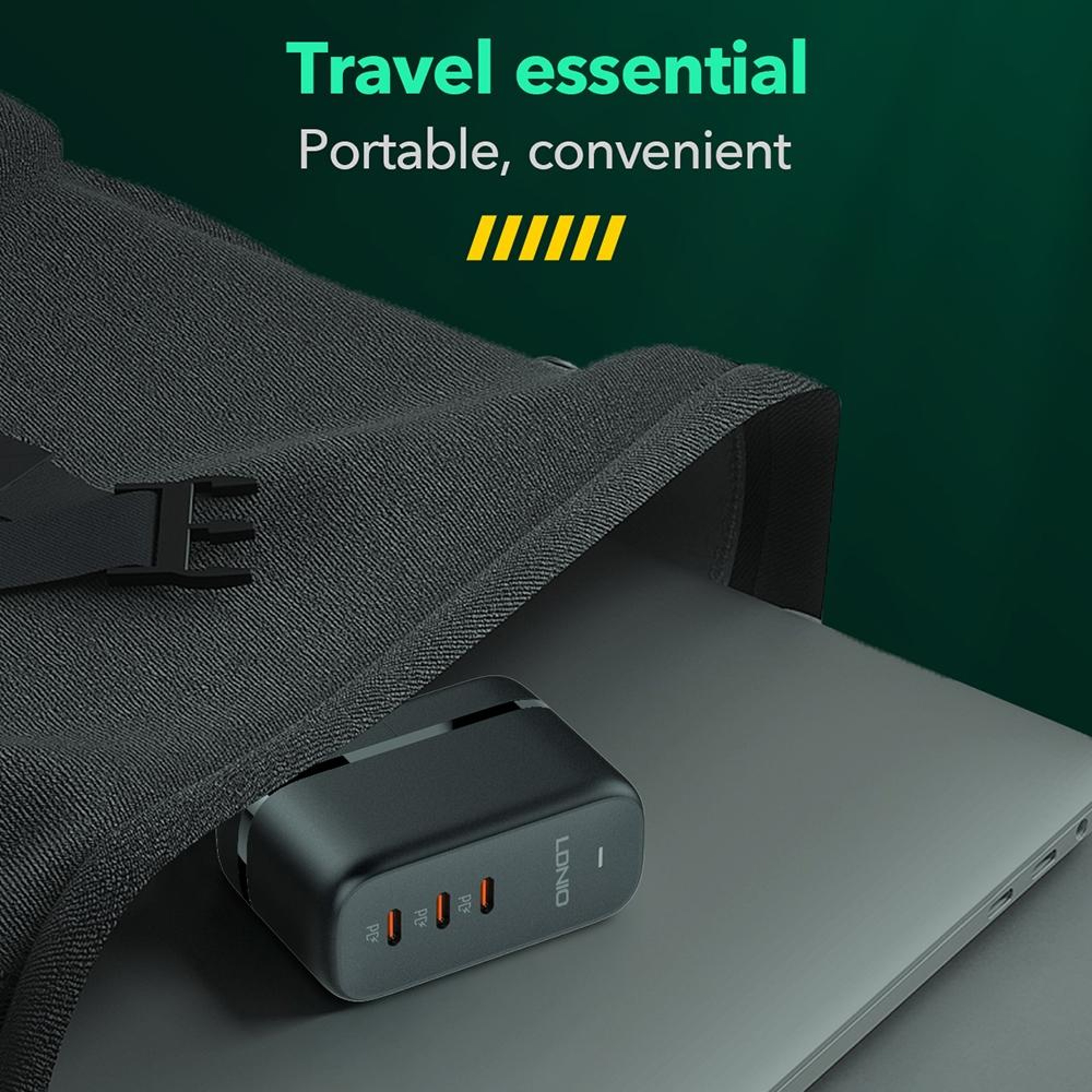 LDNIO Q367 65W GaN Charger Triple USB C Charger With 1m USB C Cable US Plug 13